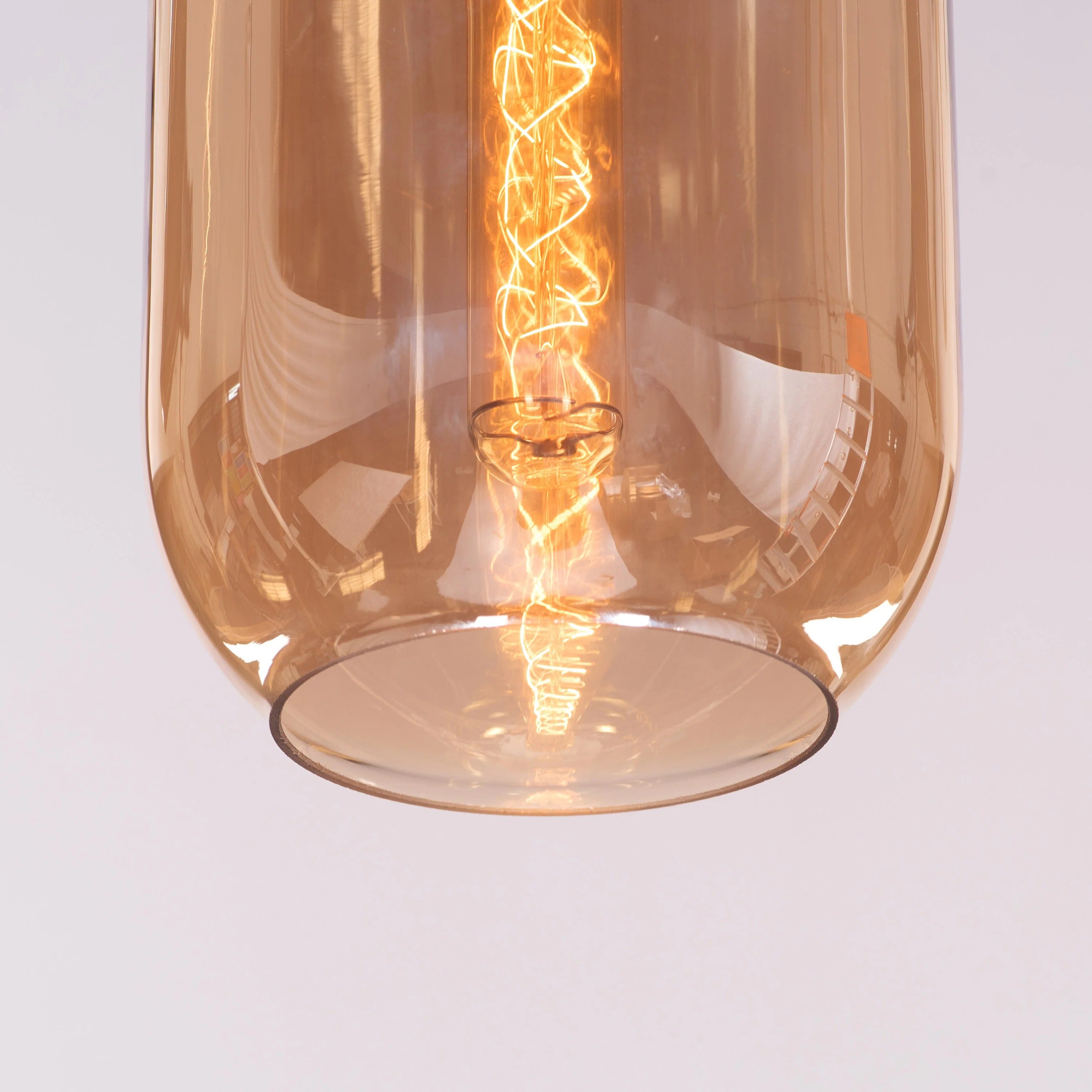 Gold Glamour (Medium, Gold) Glass Pendant Light