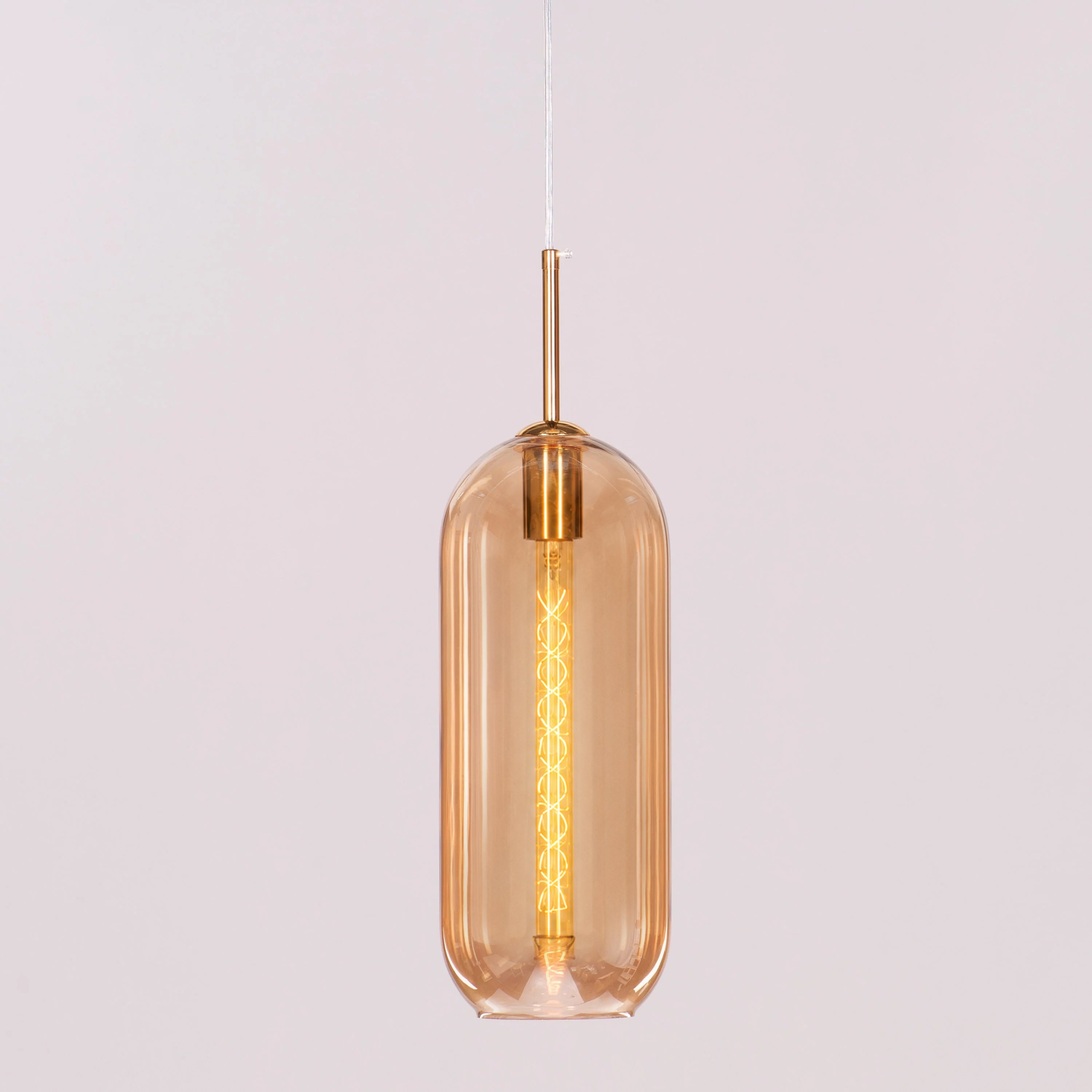 Gold Glamour (Medium, Gold) Glass Pendant Light