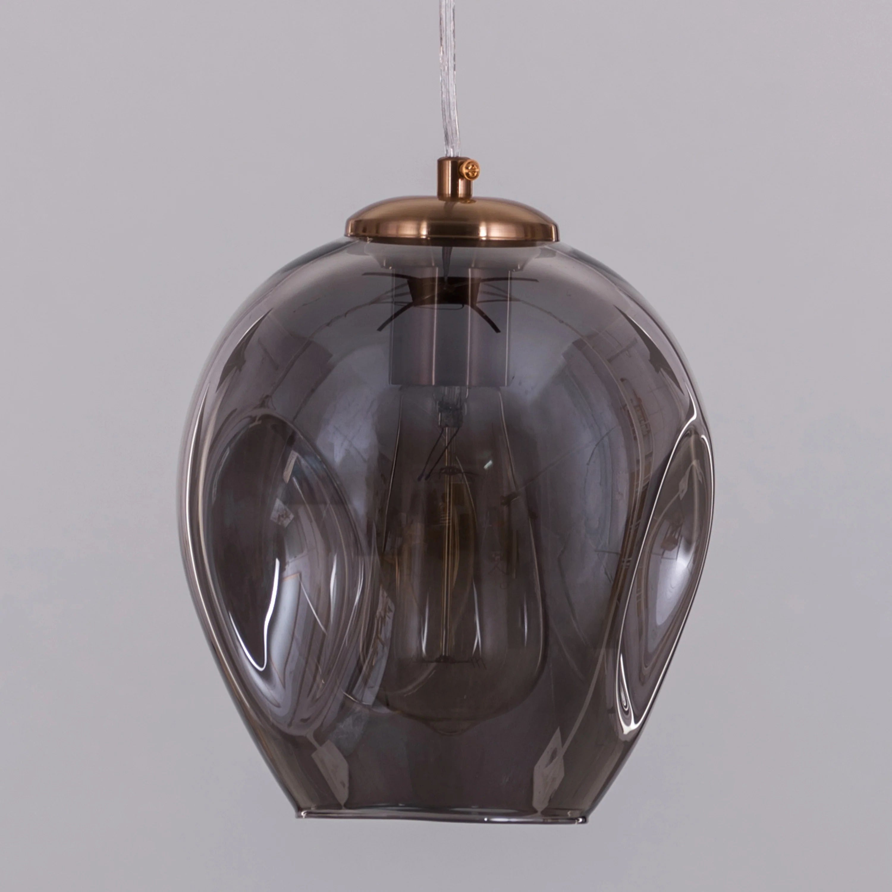 Thousand Stars Single (Smokey Grey) Glass Pendant Light