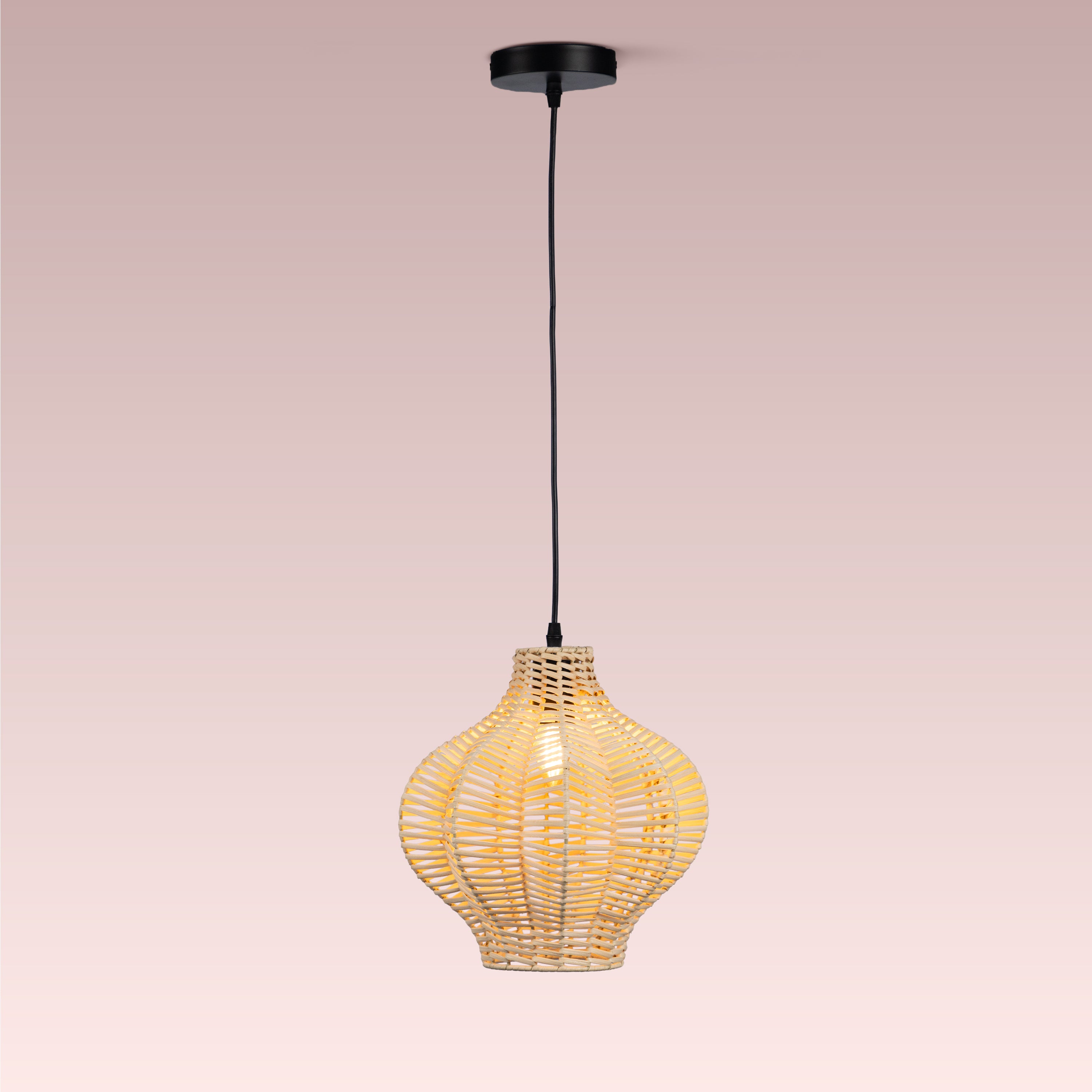 Aethera Woven Rattan pendant light