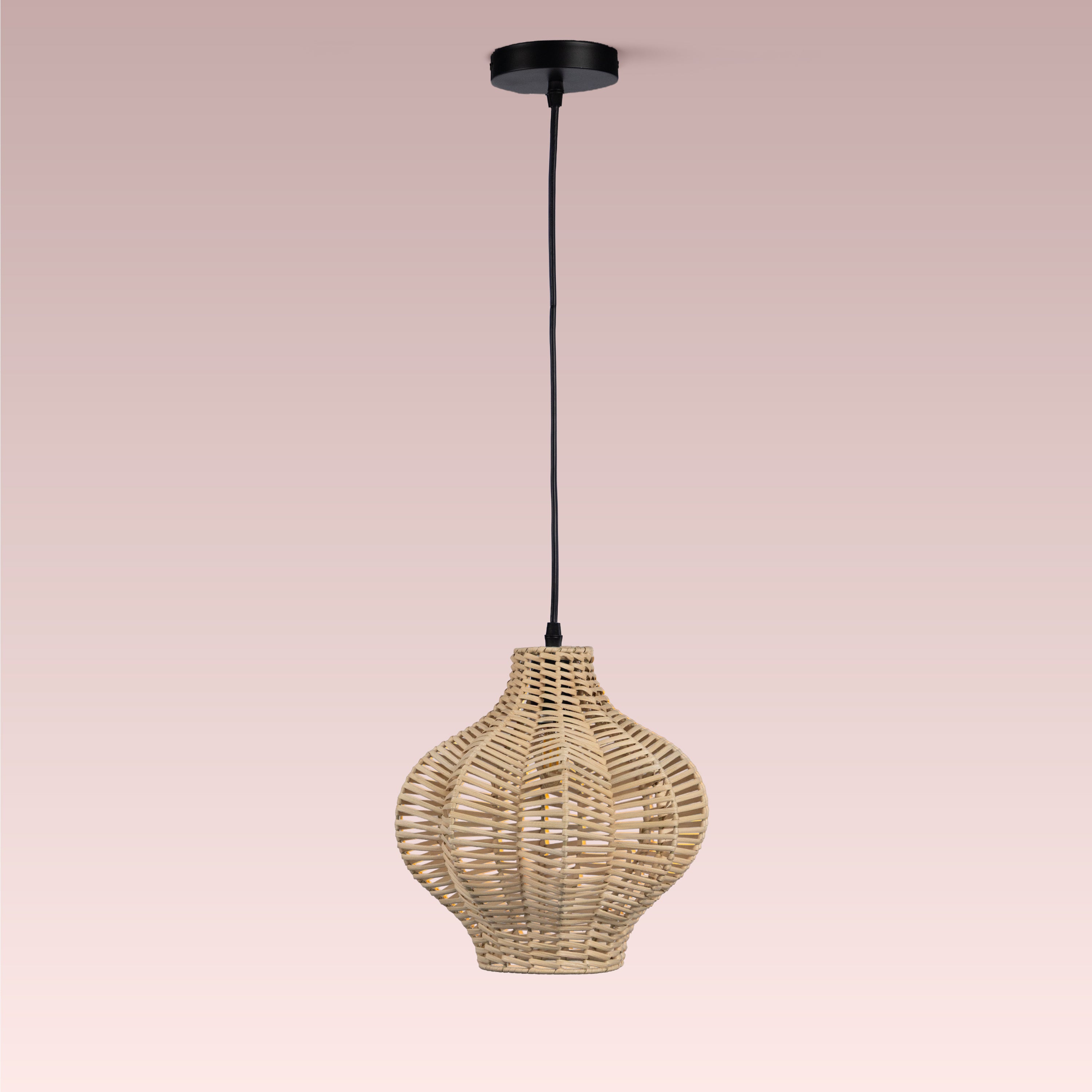 Aethera Woven Rattan pendant light