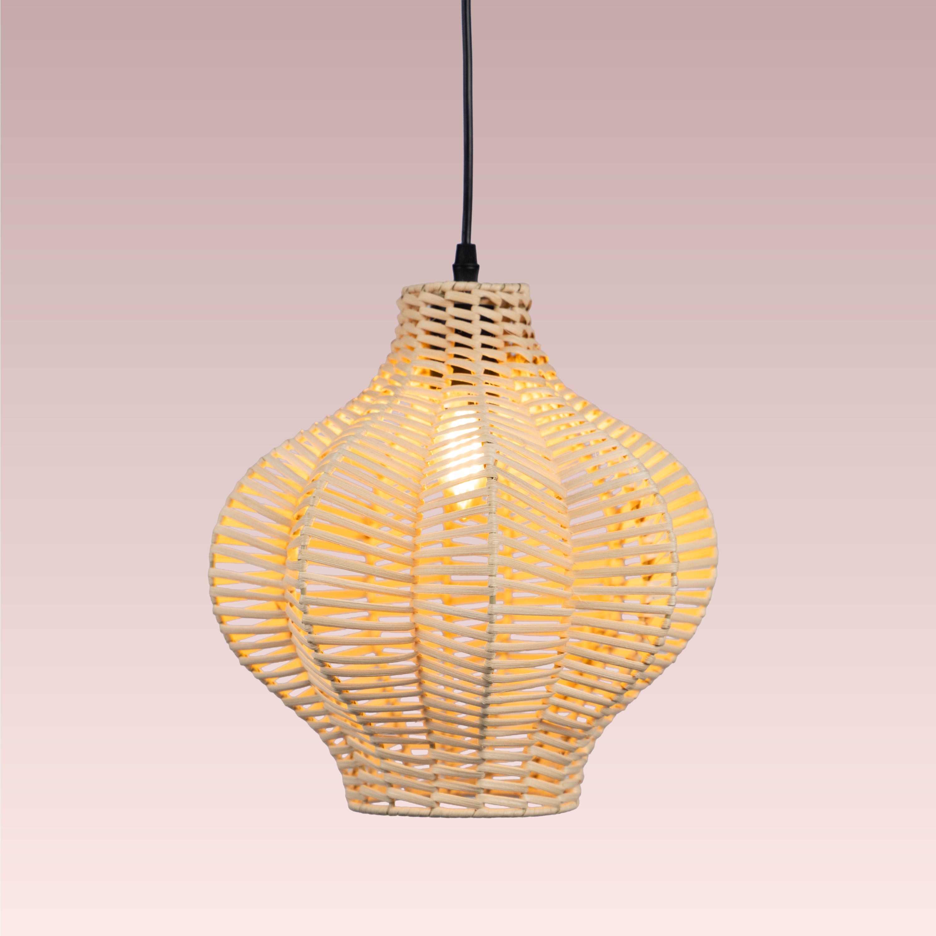 Aethera Woven Rattan pendant light