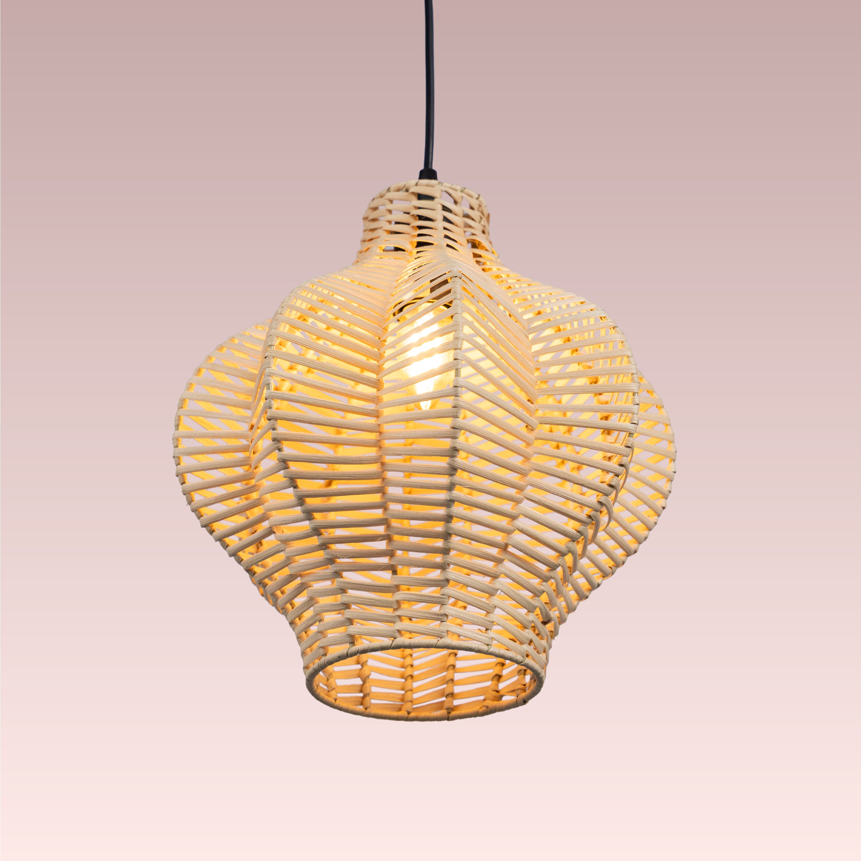 Aethera Woven Rattan pendant light