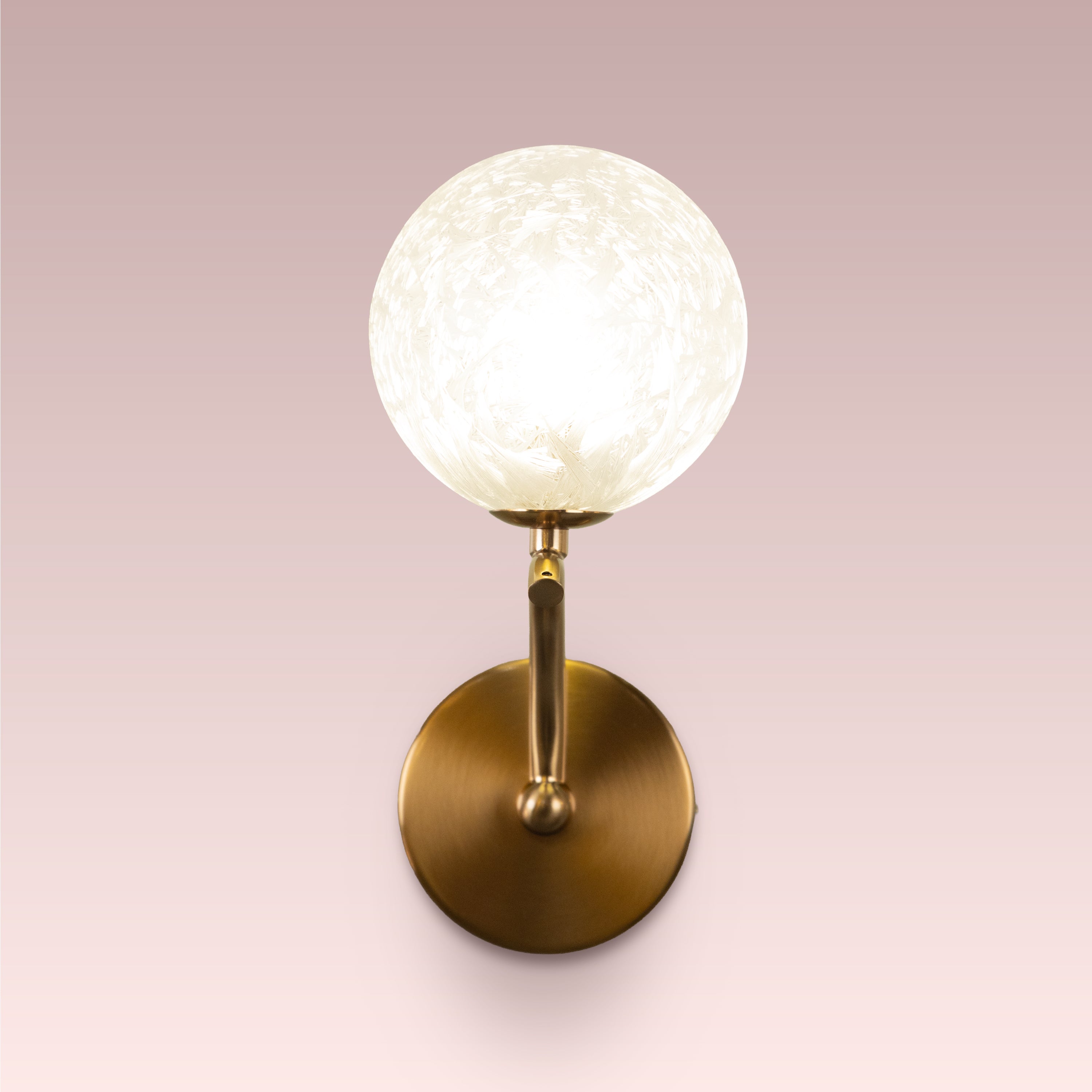 City In Stillness Glass Wall Light