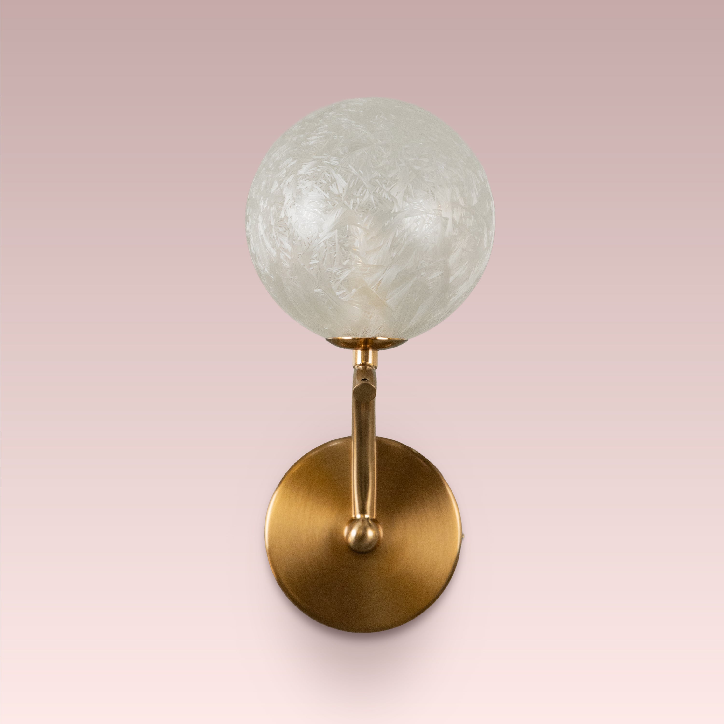 City In Stillness Glass Wall Light
