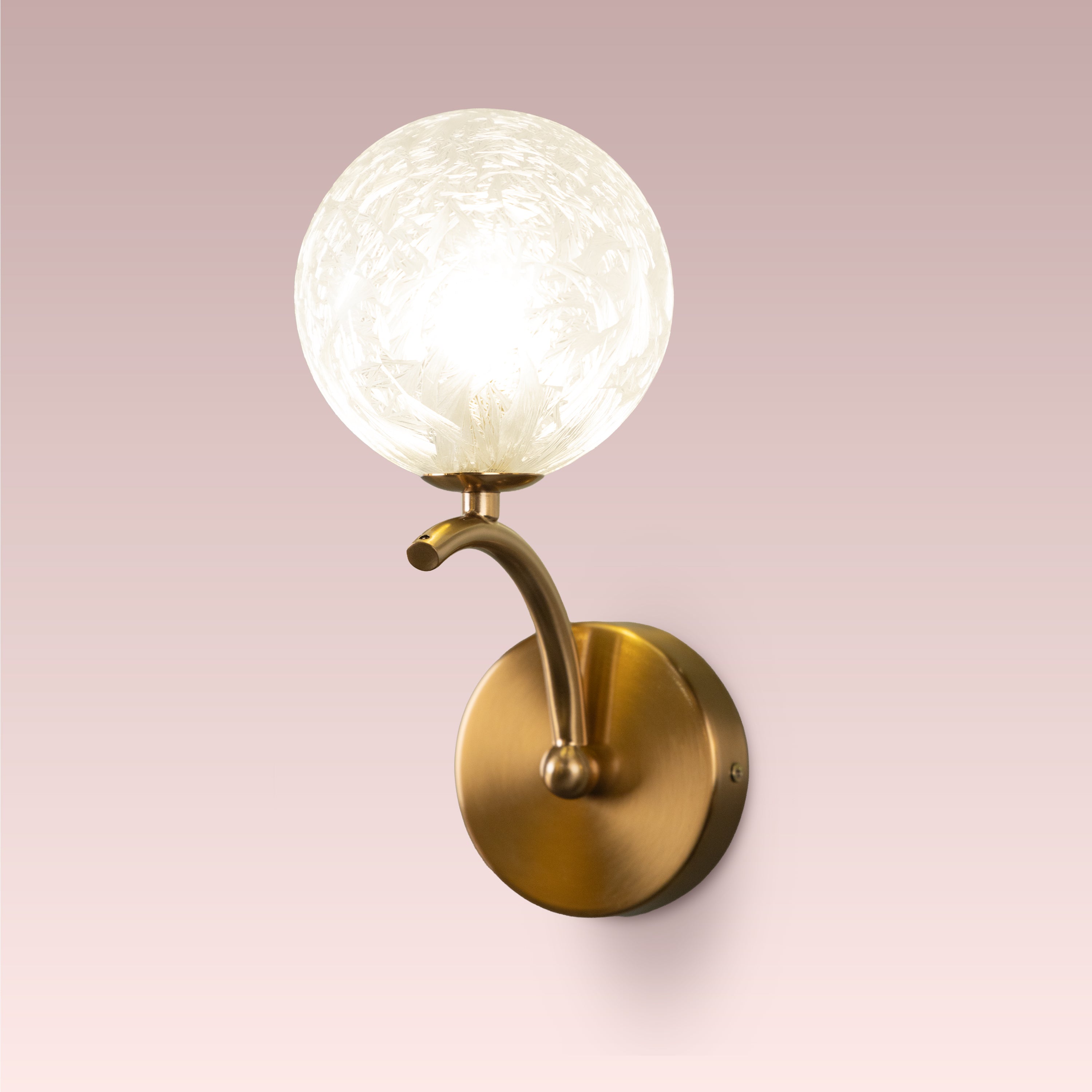 City In Stillness Glass Wall Light