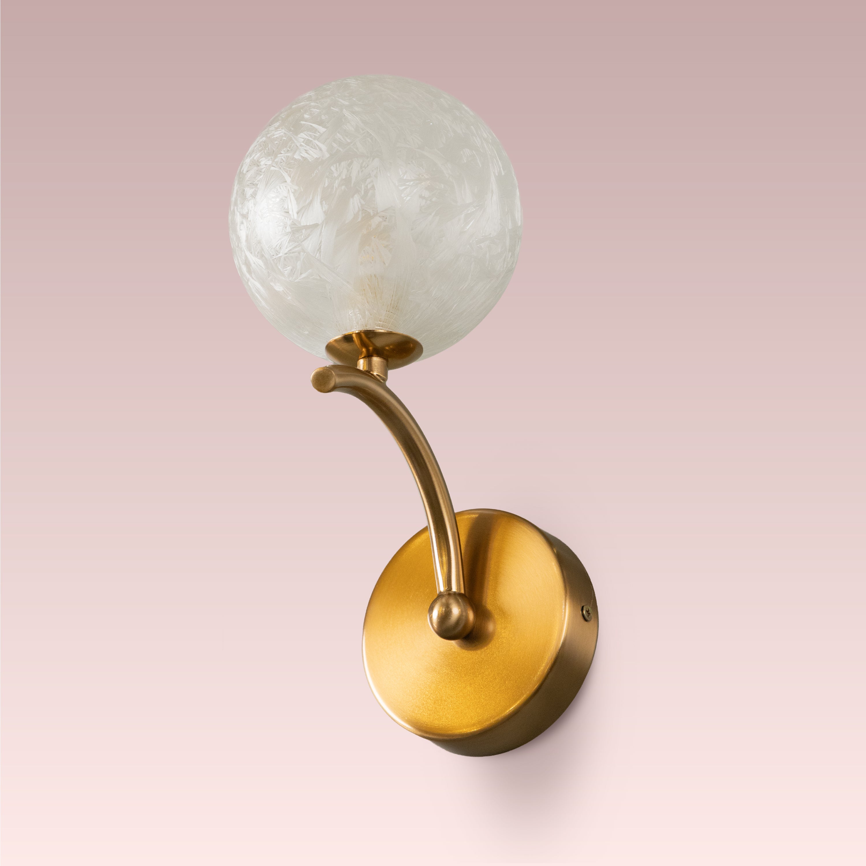 City In Stillness Glass Wall Light