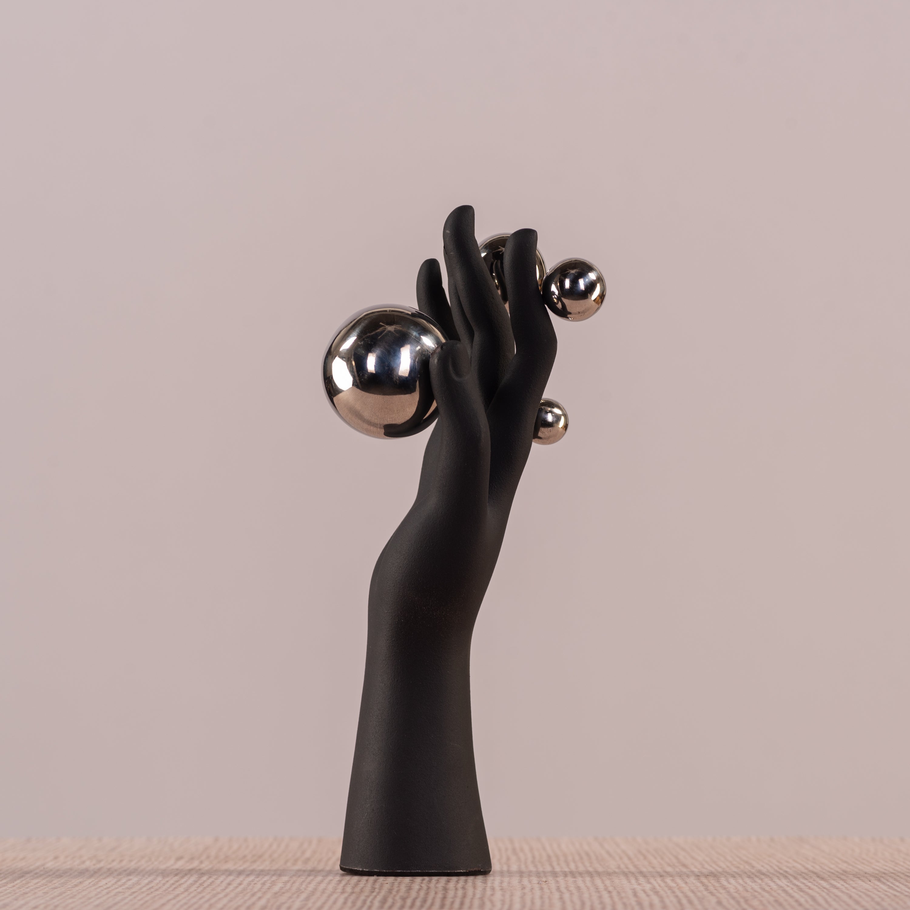 Illusionist (Black, Chrome) Resin Home Decor