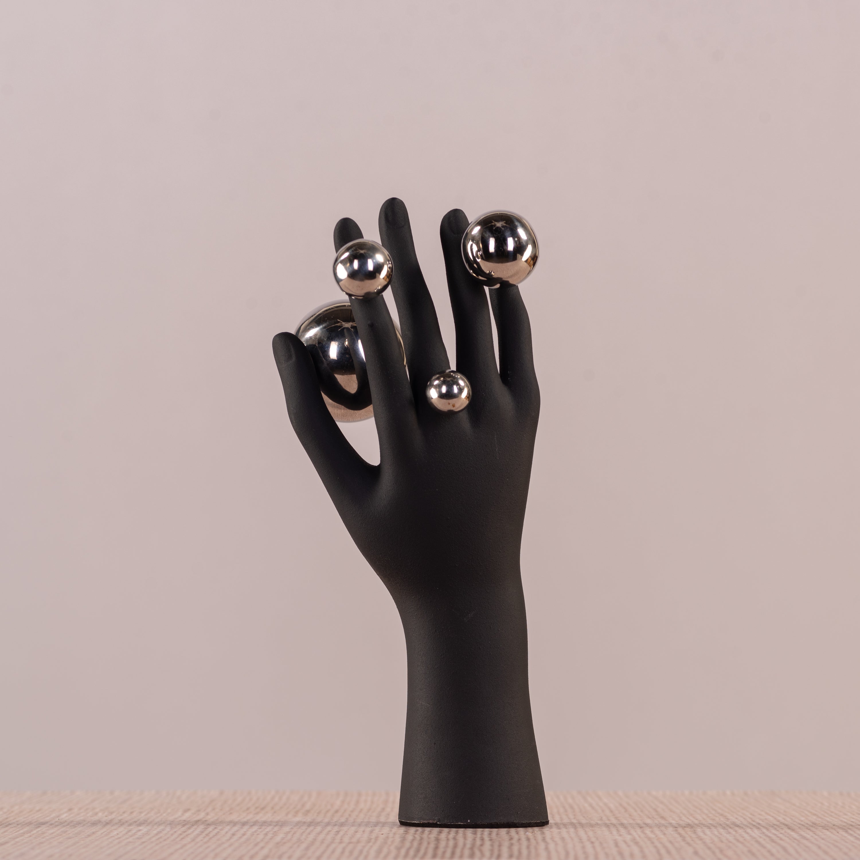 Illusionist (Black, Chrome) Resin Home Decor