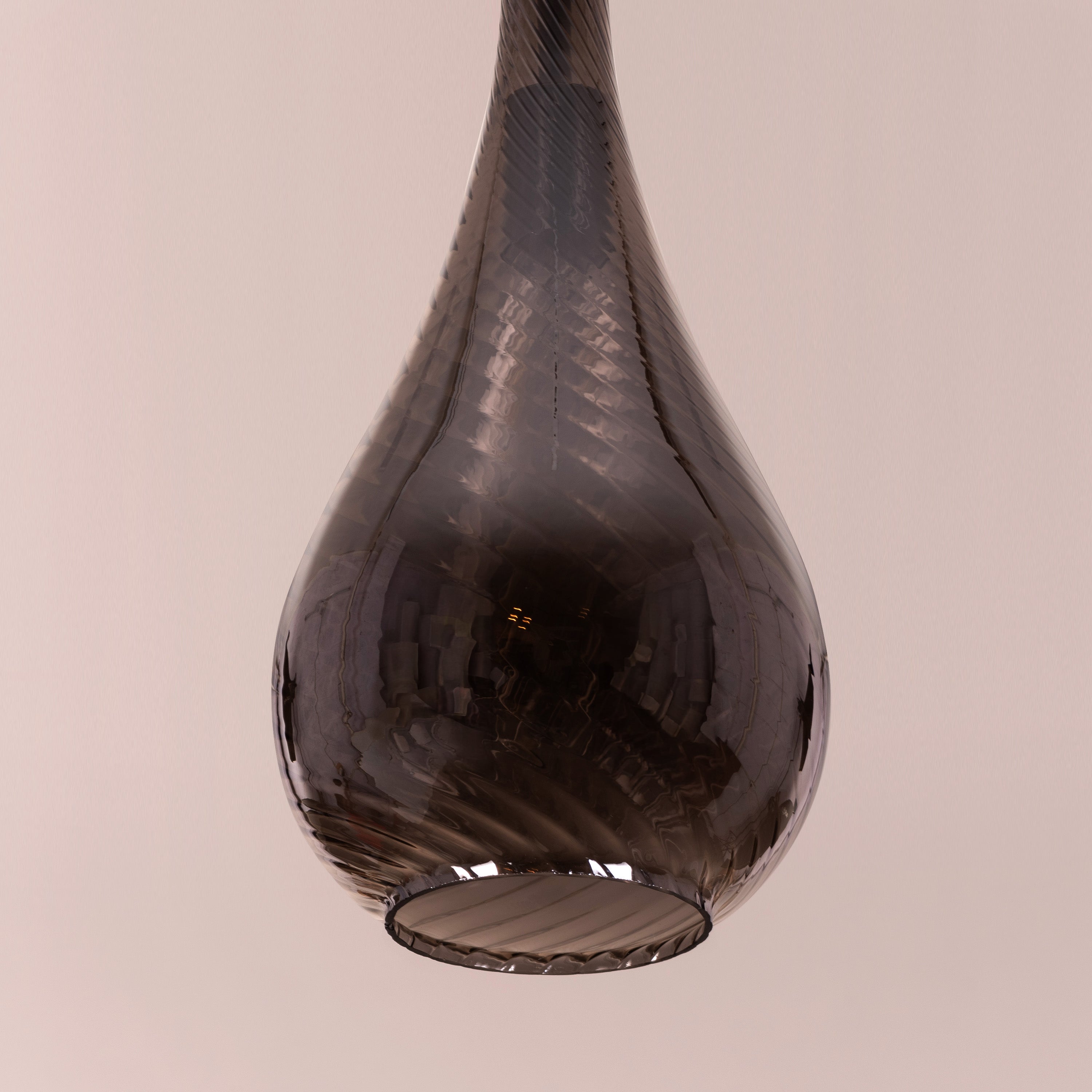 Keep My Love (Smokey Grey) Glass Pendant Light