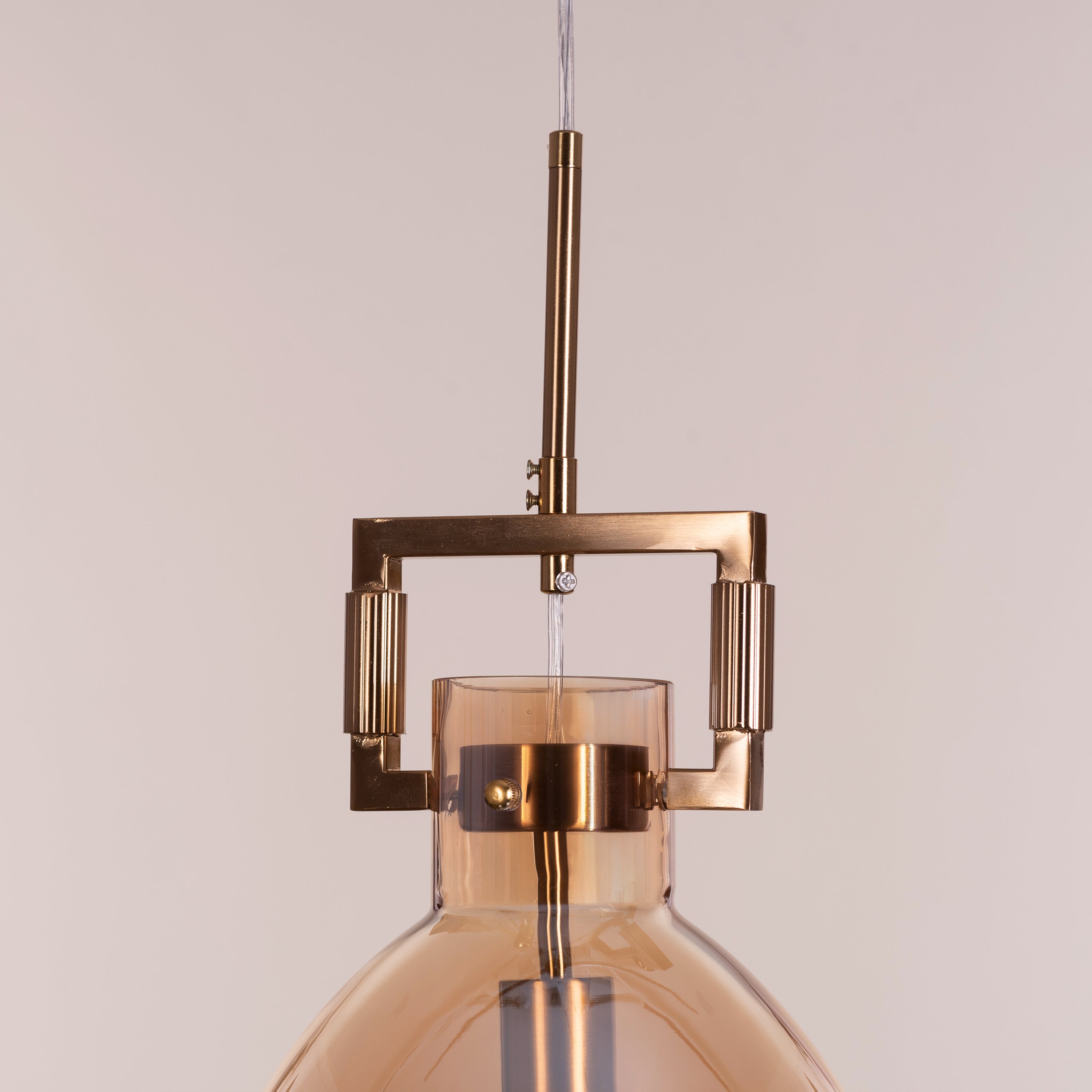 High Hopes (Oval, Amber) Glass pendant Light
