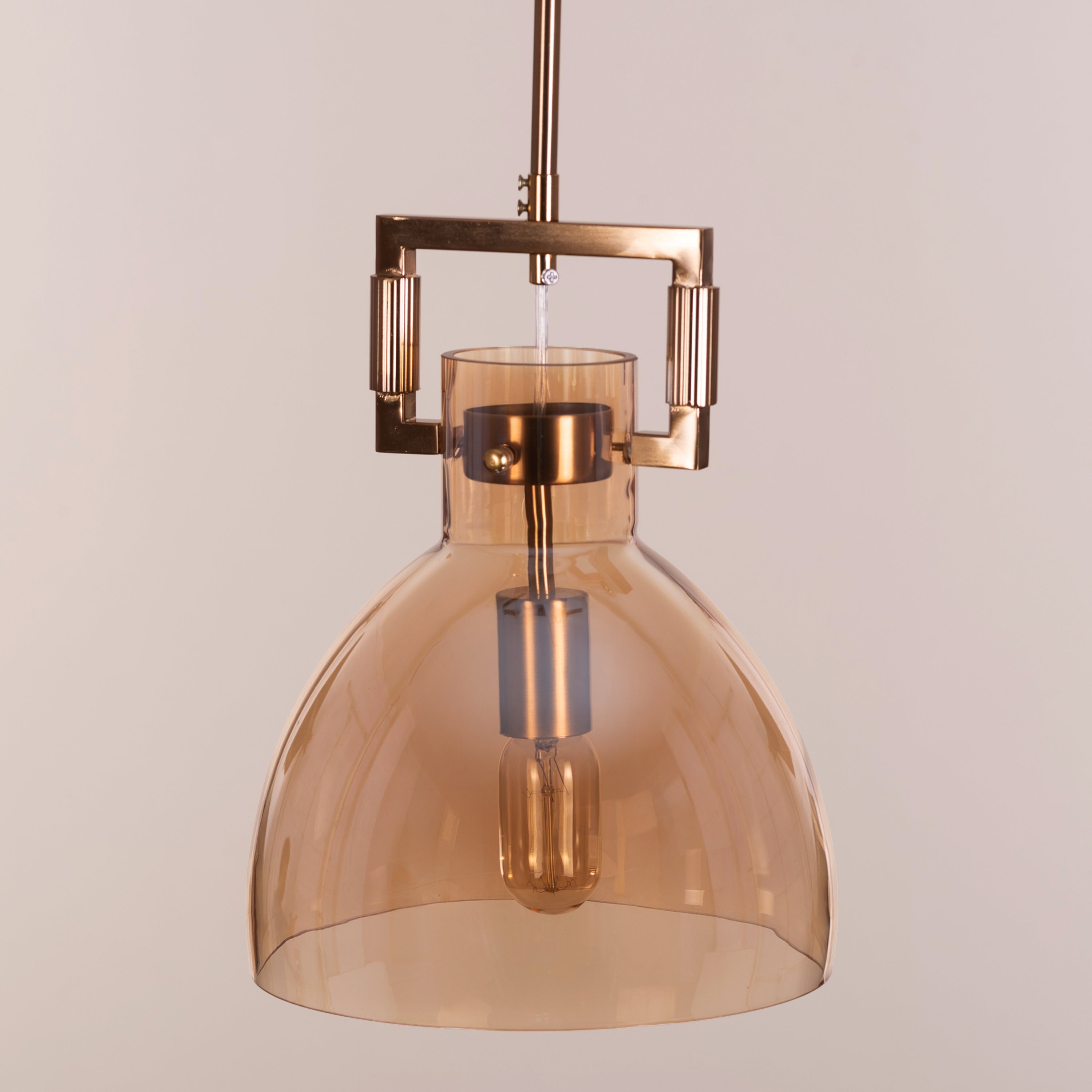 High Hopes (Oval, Amber) Glass pendant Light