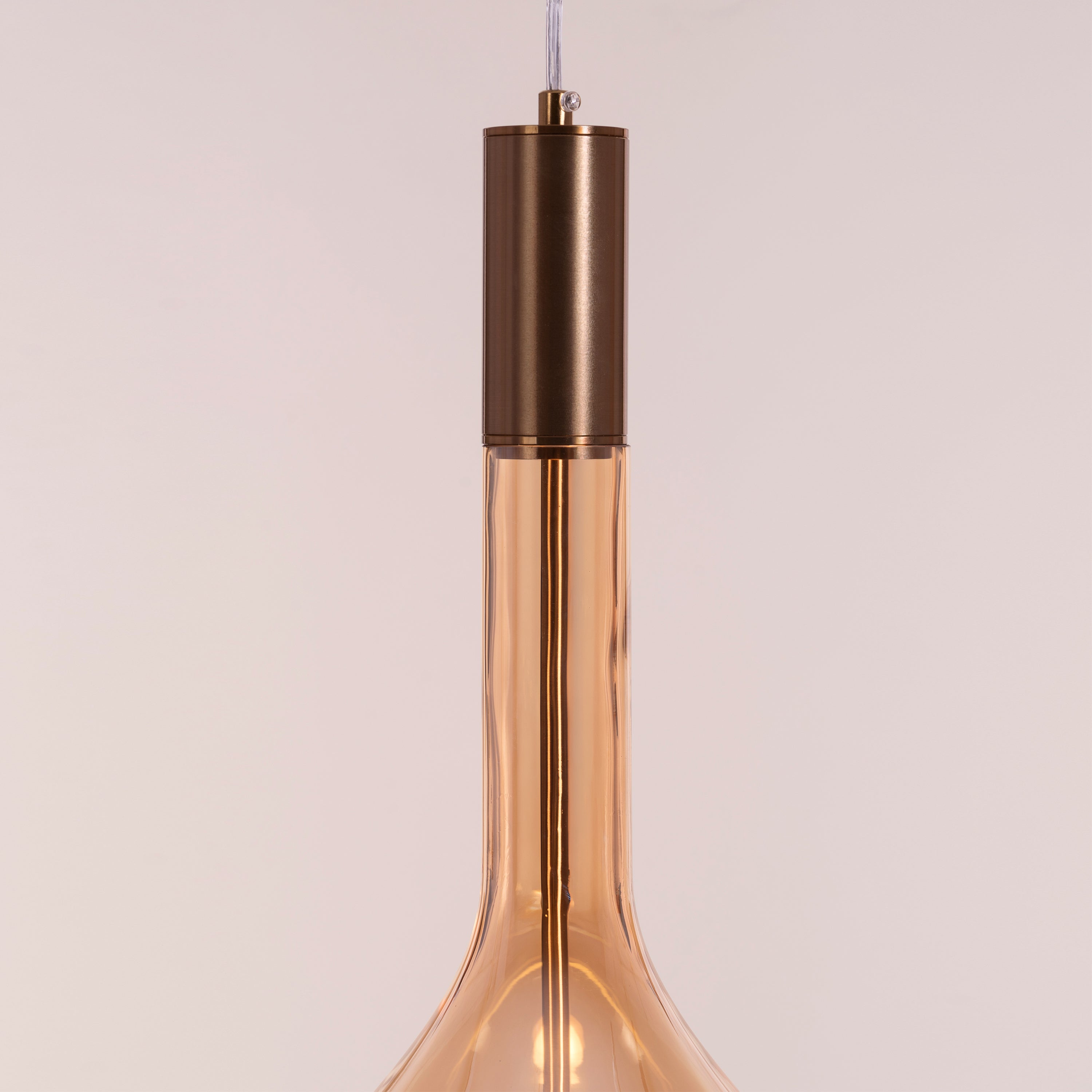 You Own It (Amber, Built-In LED) Glass Pendant Light