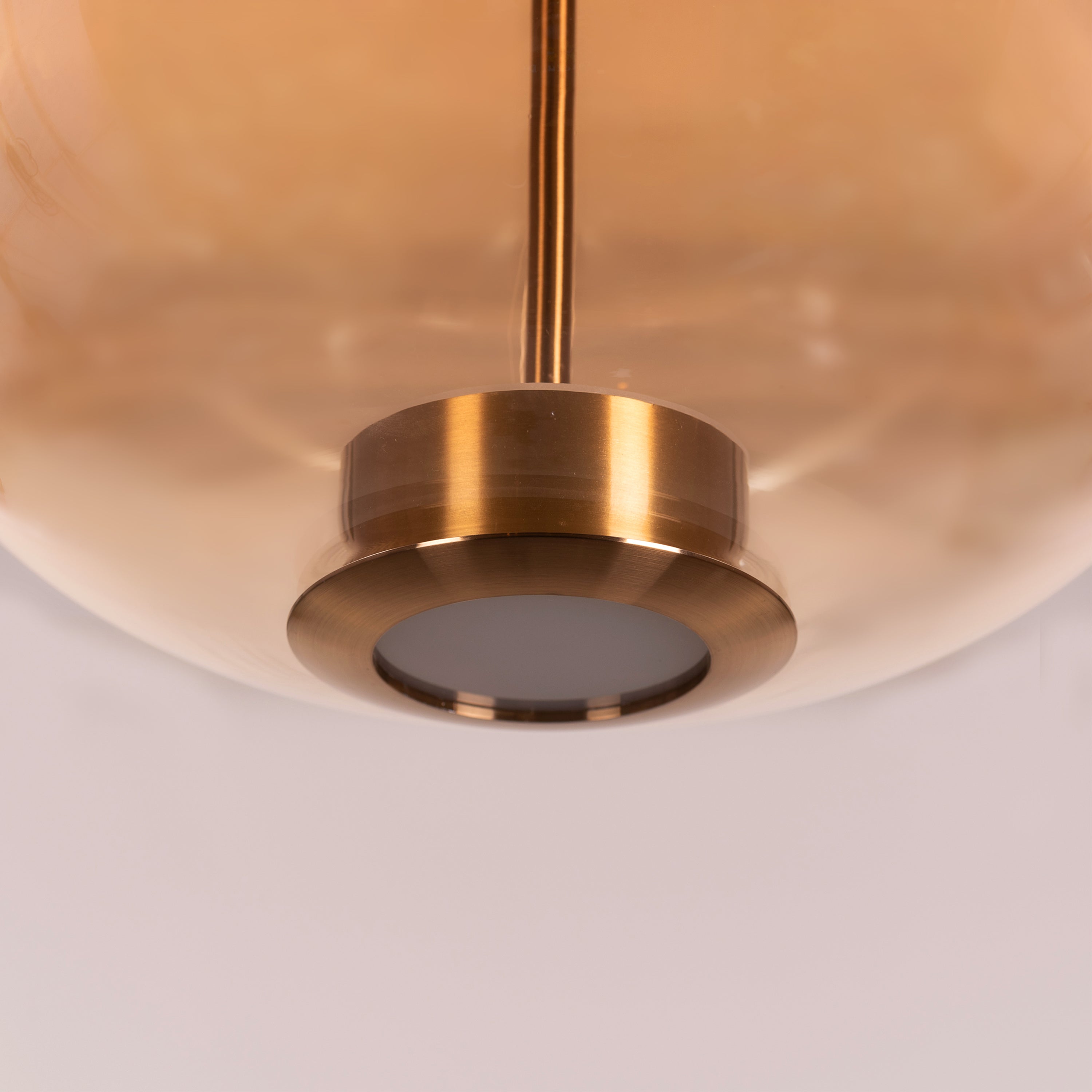 You Own It (Amber, Built-In LED) Glass Pendant Light