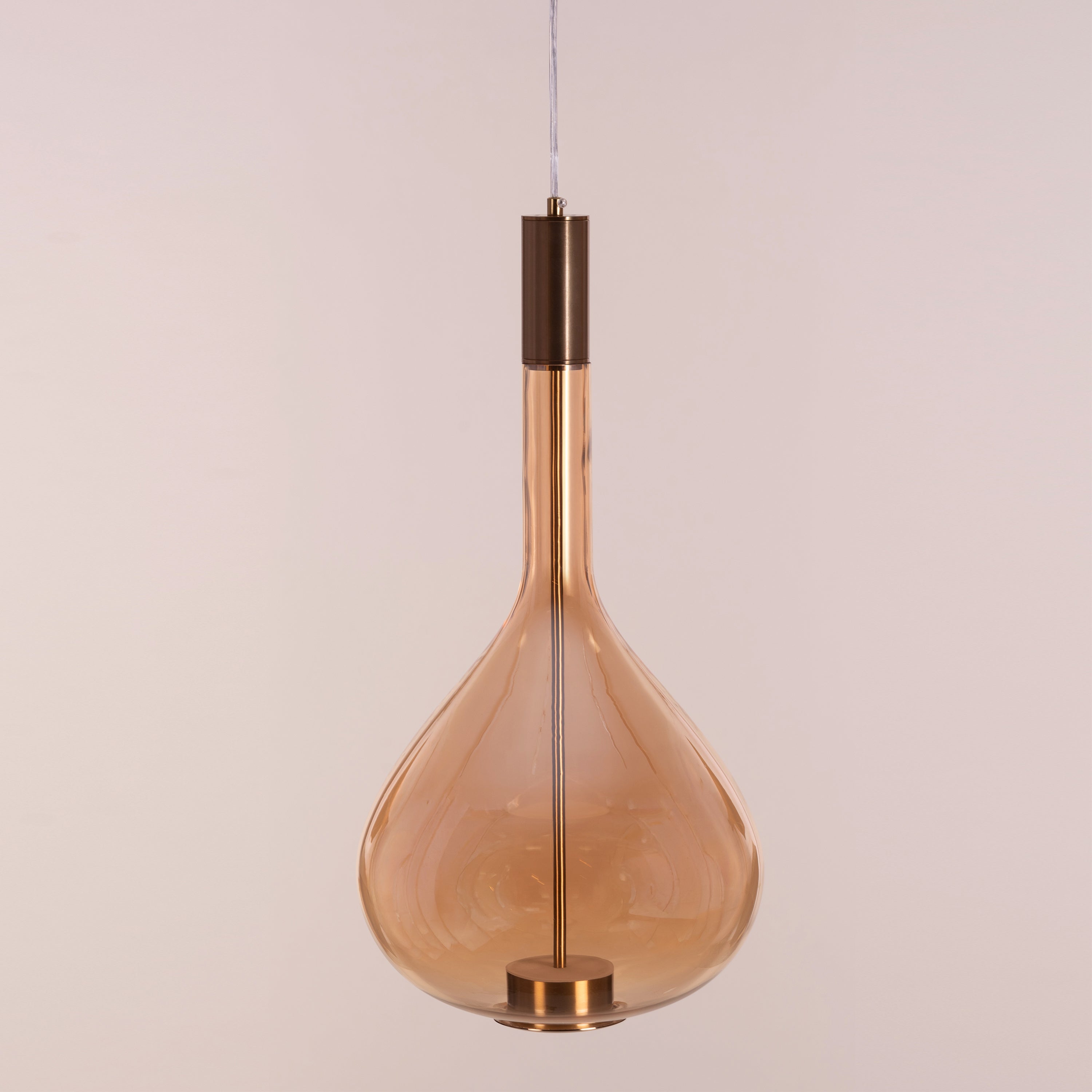 You Own It (Amber, Built-In LED) Glass Pendant Light