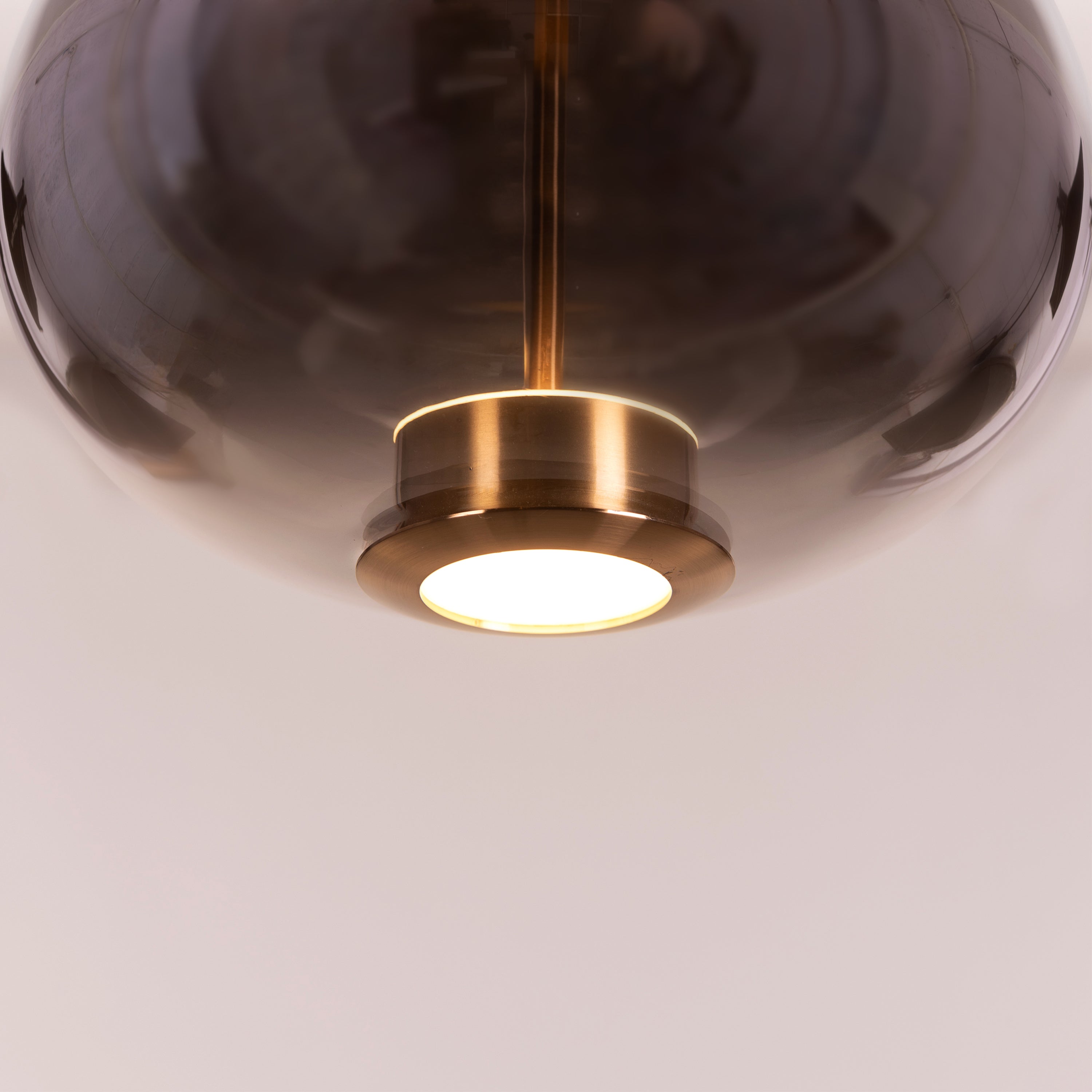 You Own It (Smokey Grey, Built-In LED) Glass Pendant Light