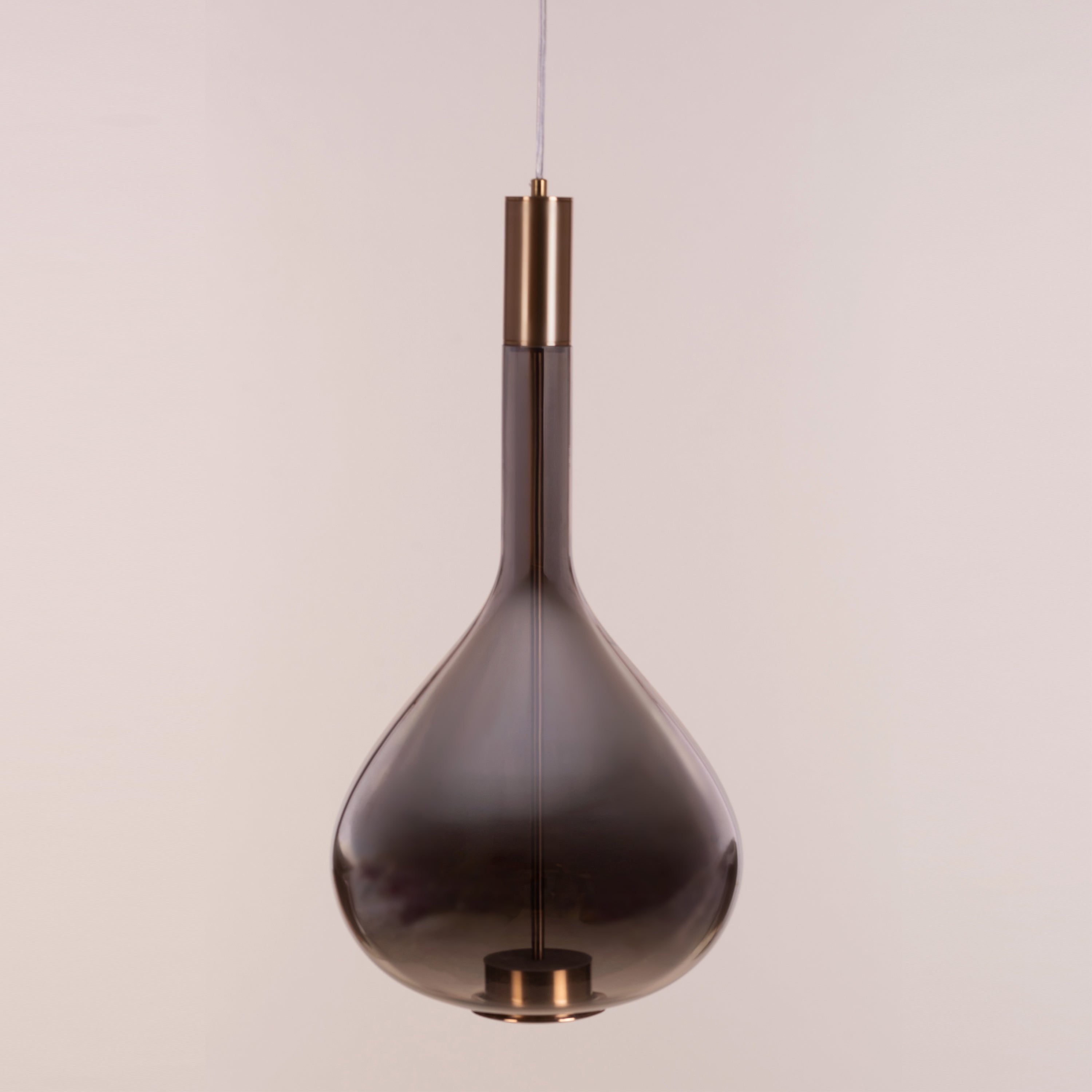 You Own It (Smokey Grey, Built-In LED) Glass Pendant Light