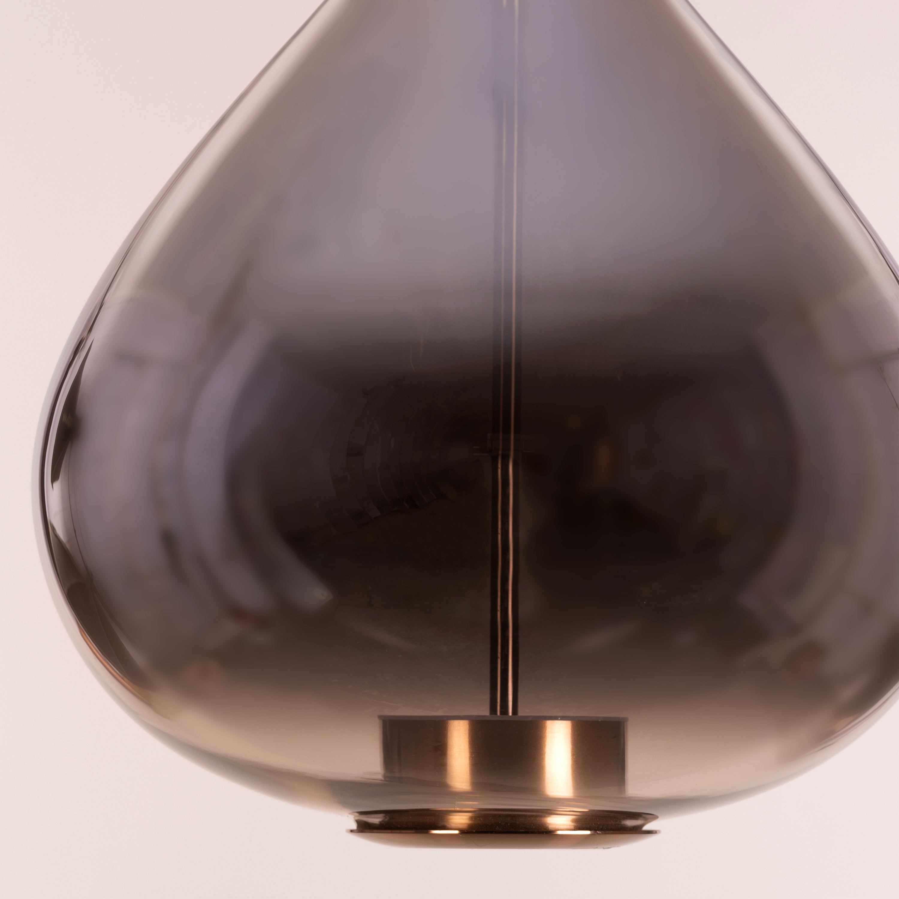 You Own It (Smokey Grey, Built-In LED) Glass Pendant Light