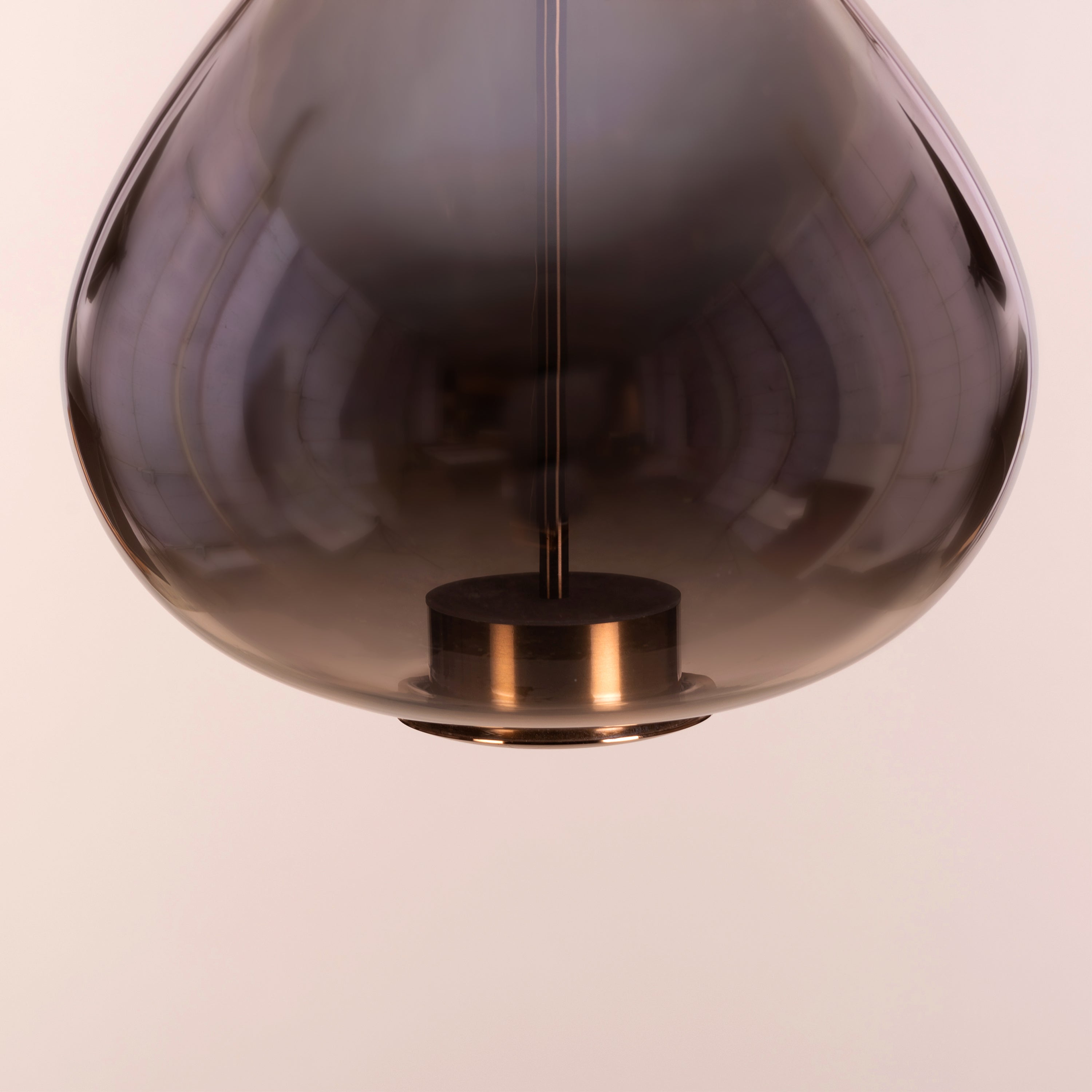 You Own It (Smokey Grey, Built-In LED) Glass Pendant Light