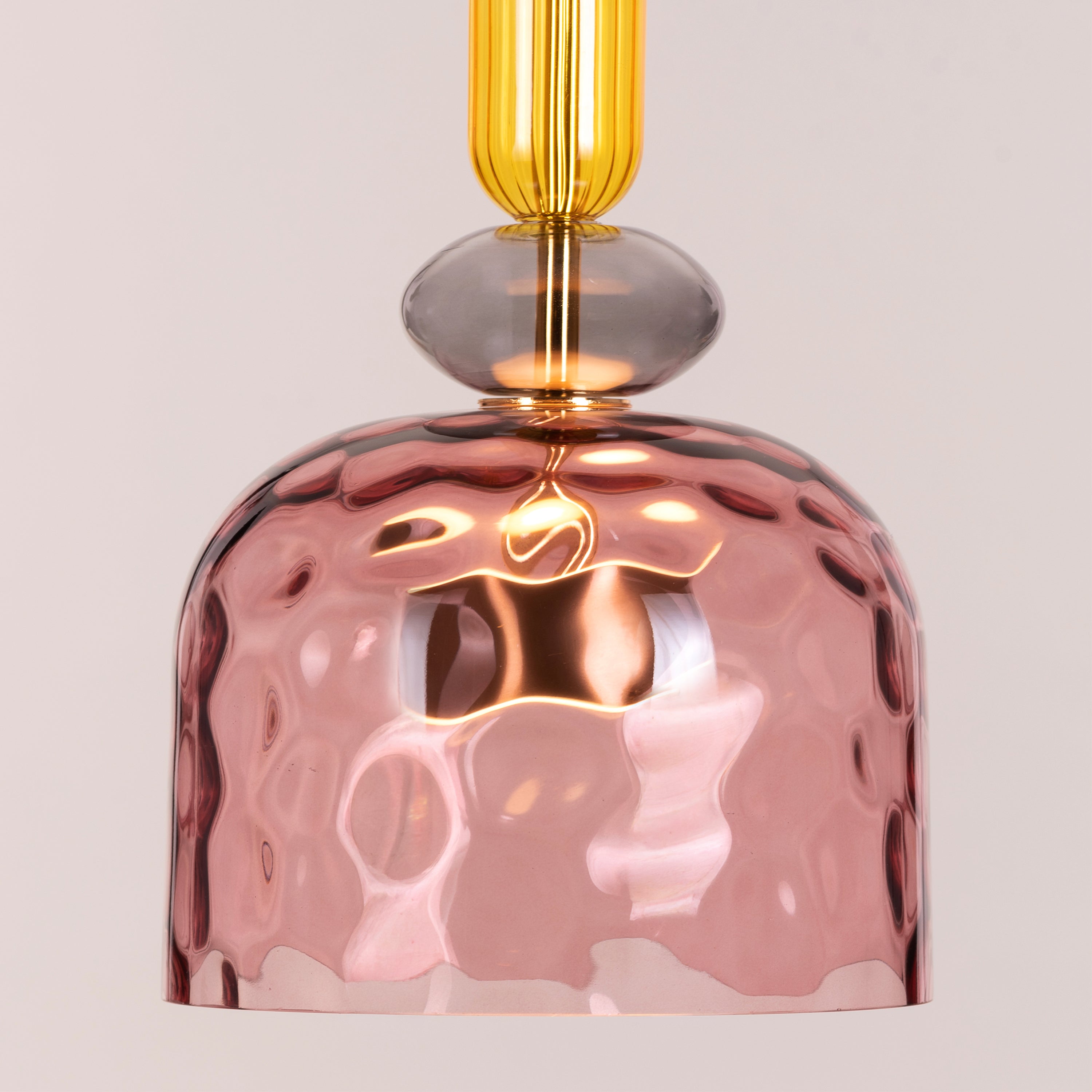Sweet Treats (Pink, Built-In LED) Glass Pendant Light