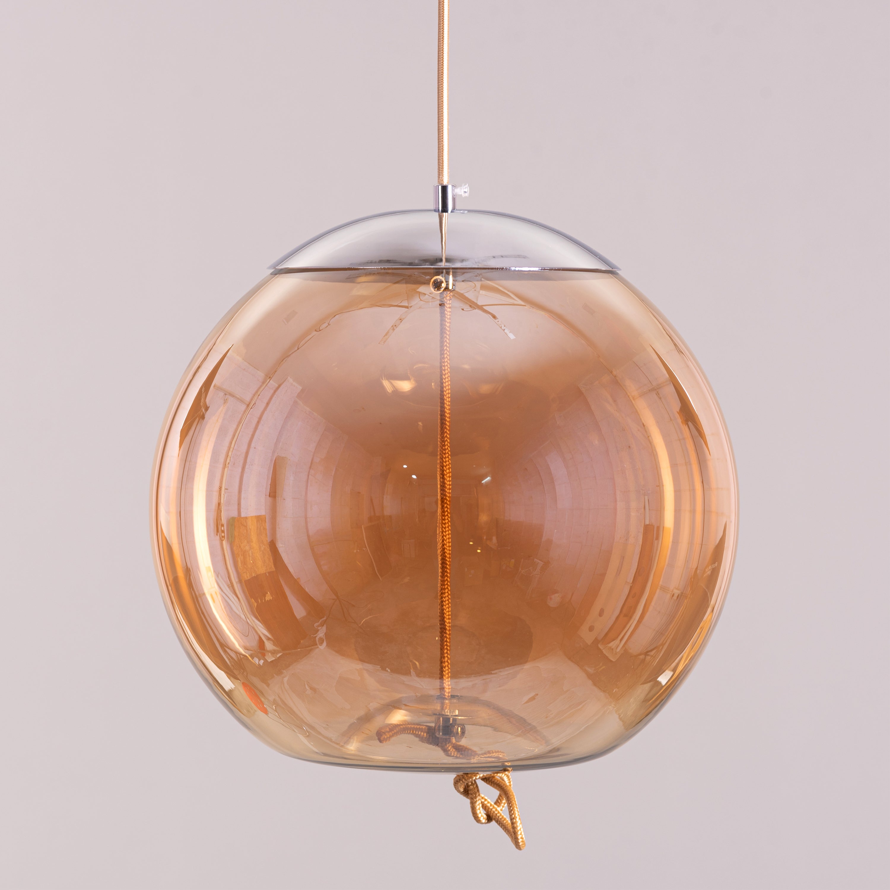 Motivation (Amber, Built-In LED) Glass Pendant Light
