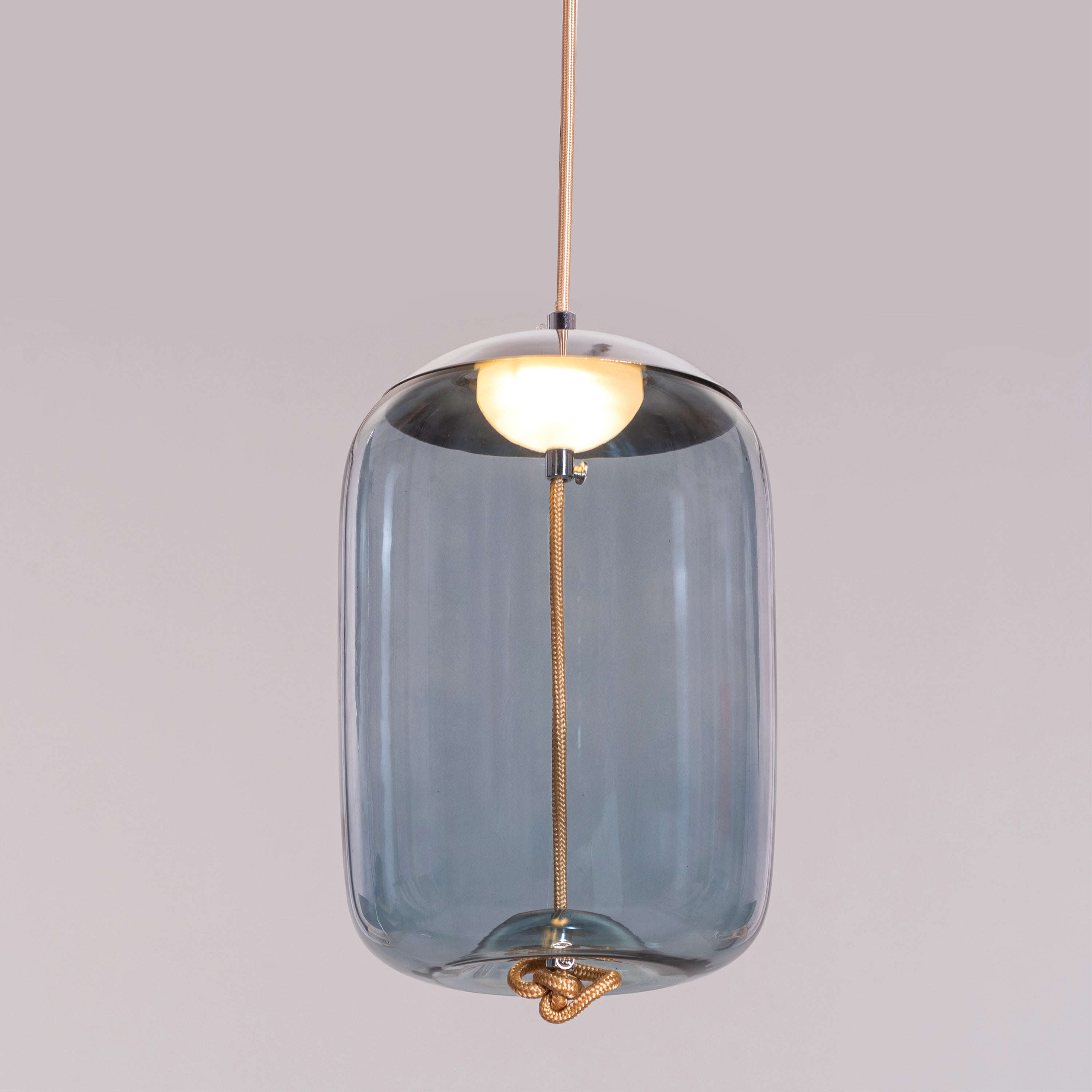 Trust Yourself (Blue, Built-In LED) Glass Pendant Light