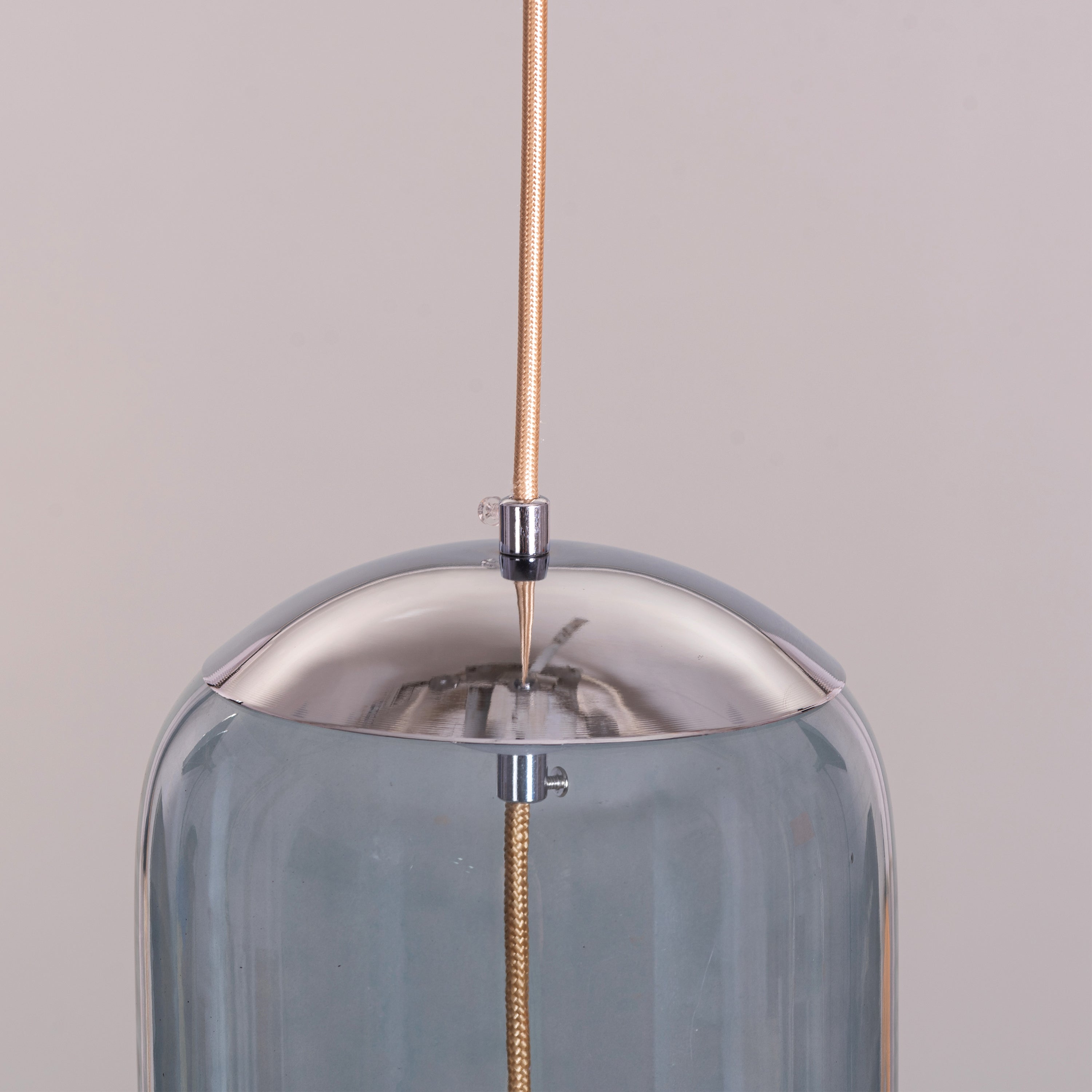 Trust Yourself (Blue, Built-In LED) Glass Pendant Light