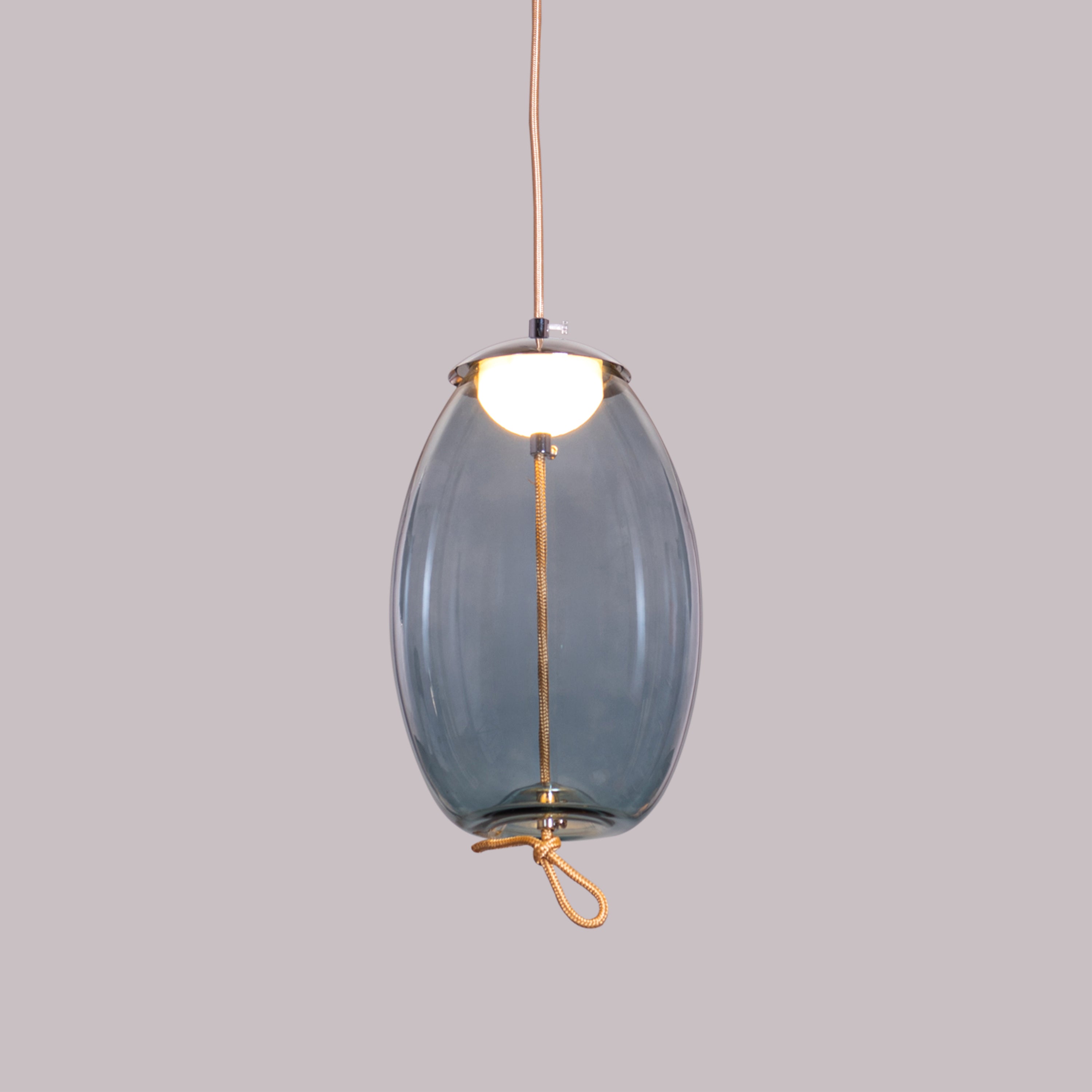 Feel The Feels (Blue, Built-In LED) Glass Pendant Light