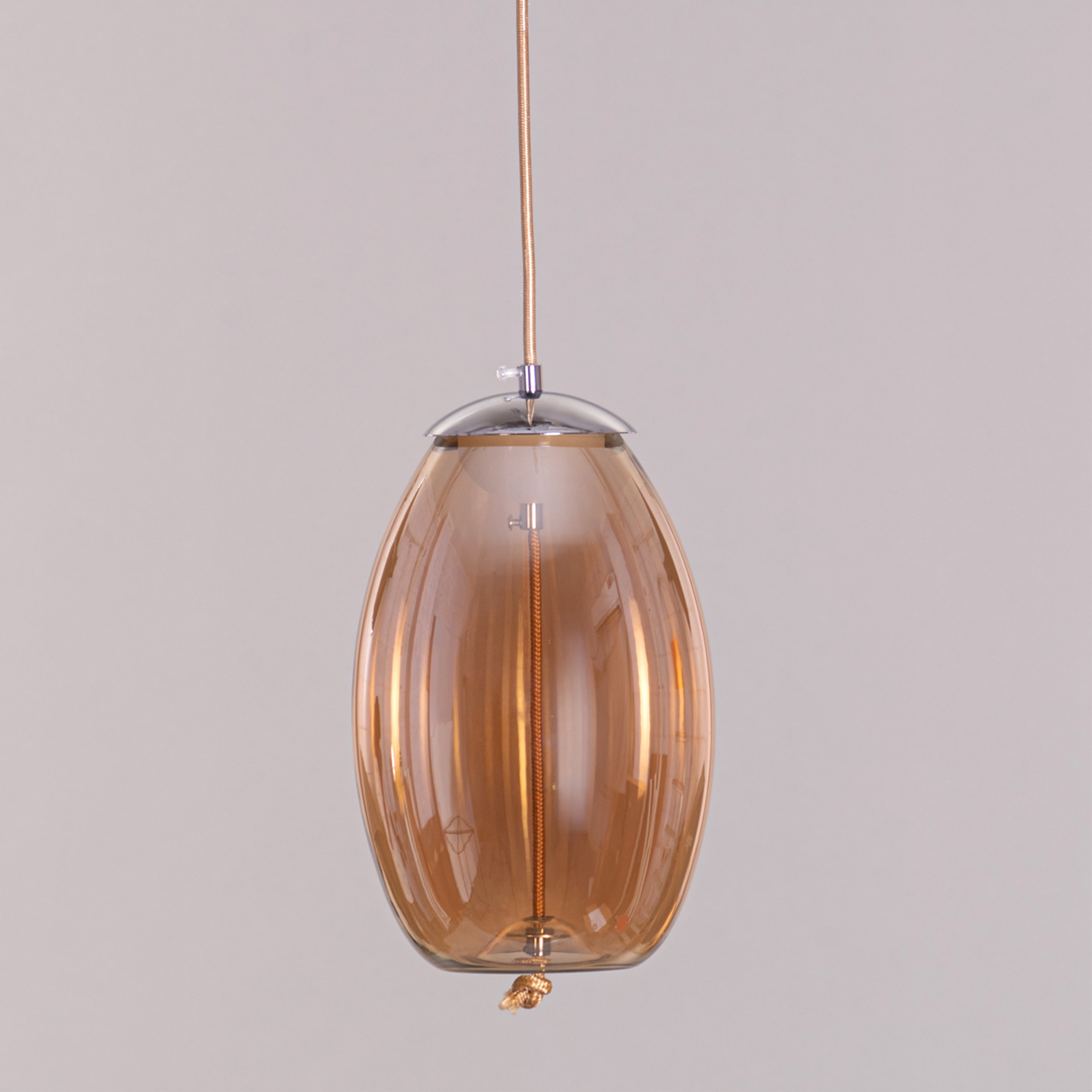 Feel The Feels (Amber, Built-In LED) Glass Pendant Light