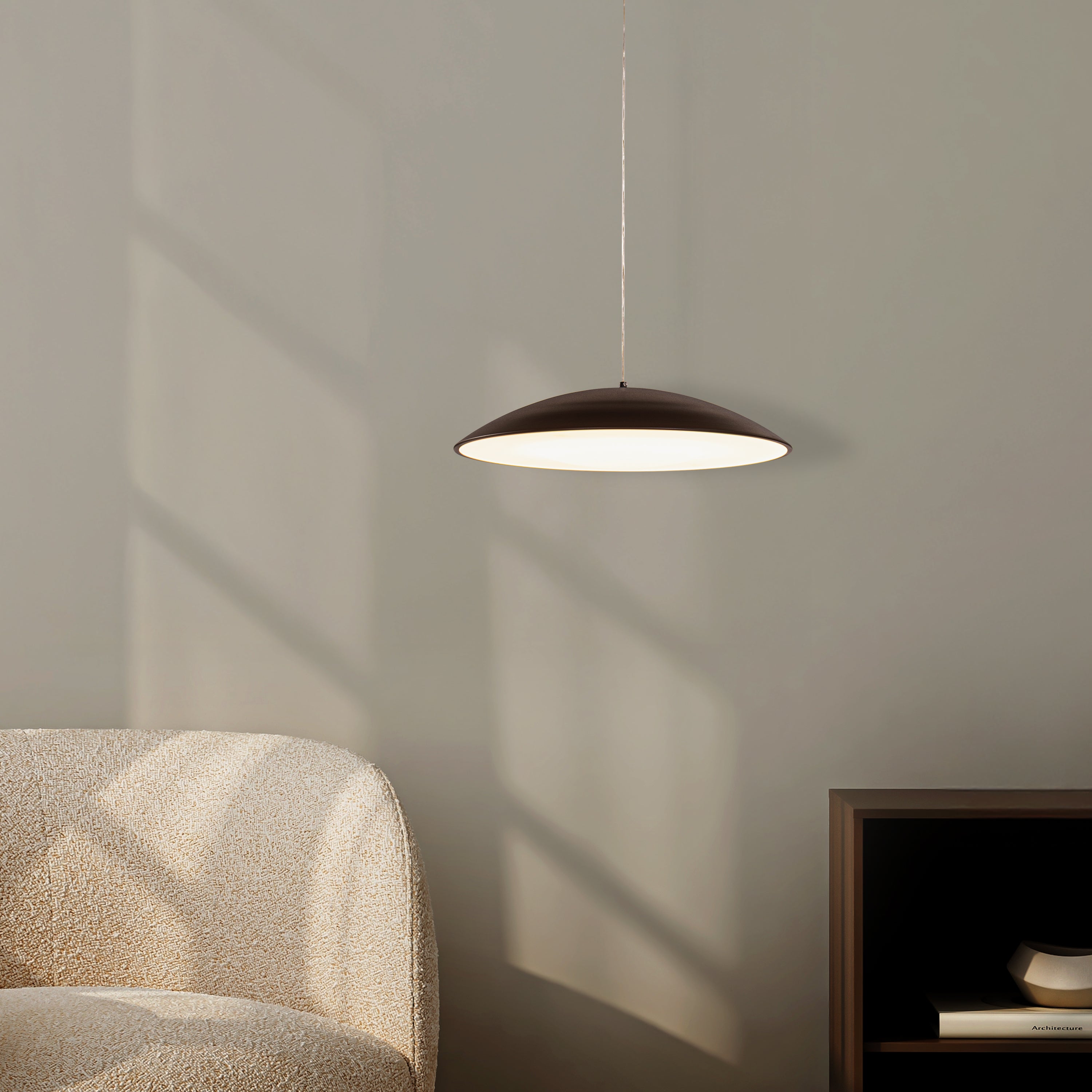 Still Water (Black, White) Built-In LED Acrylic Pendant Light