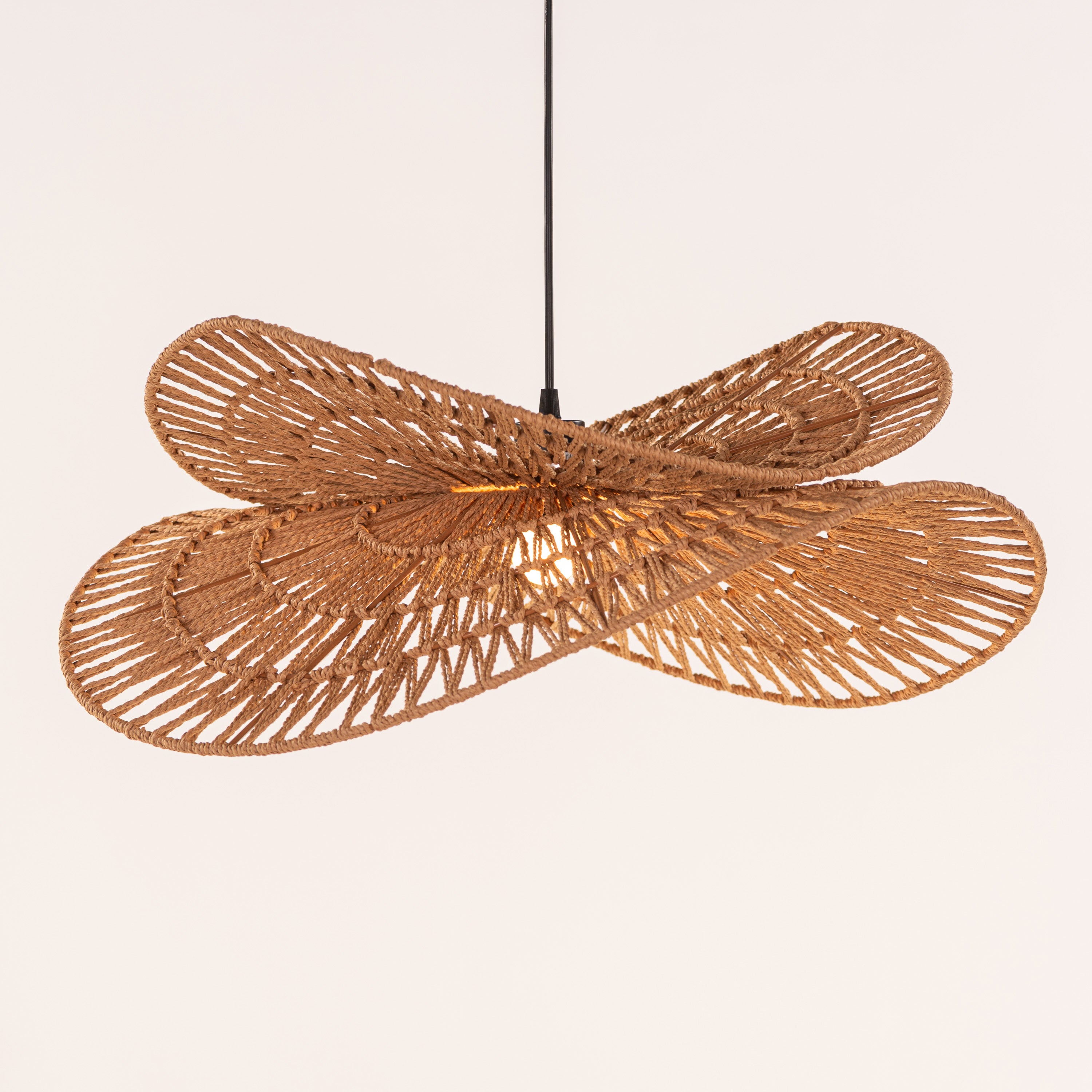 Brume (Brown) Rattan Pendant Light