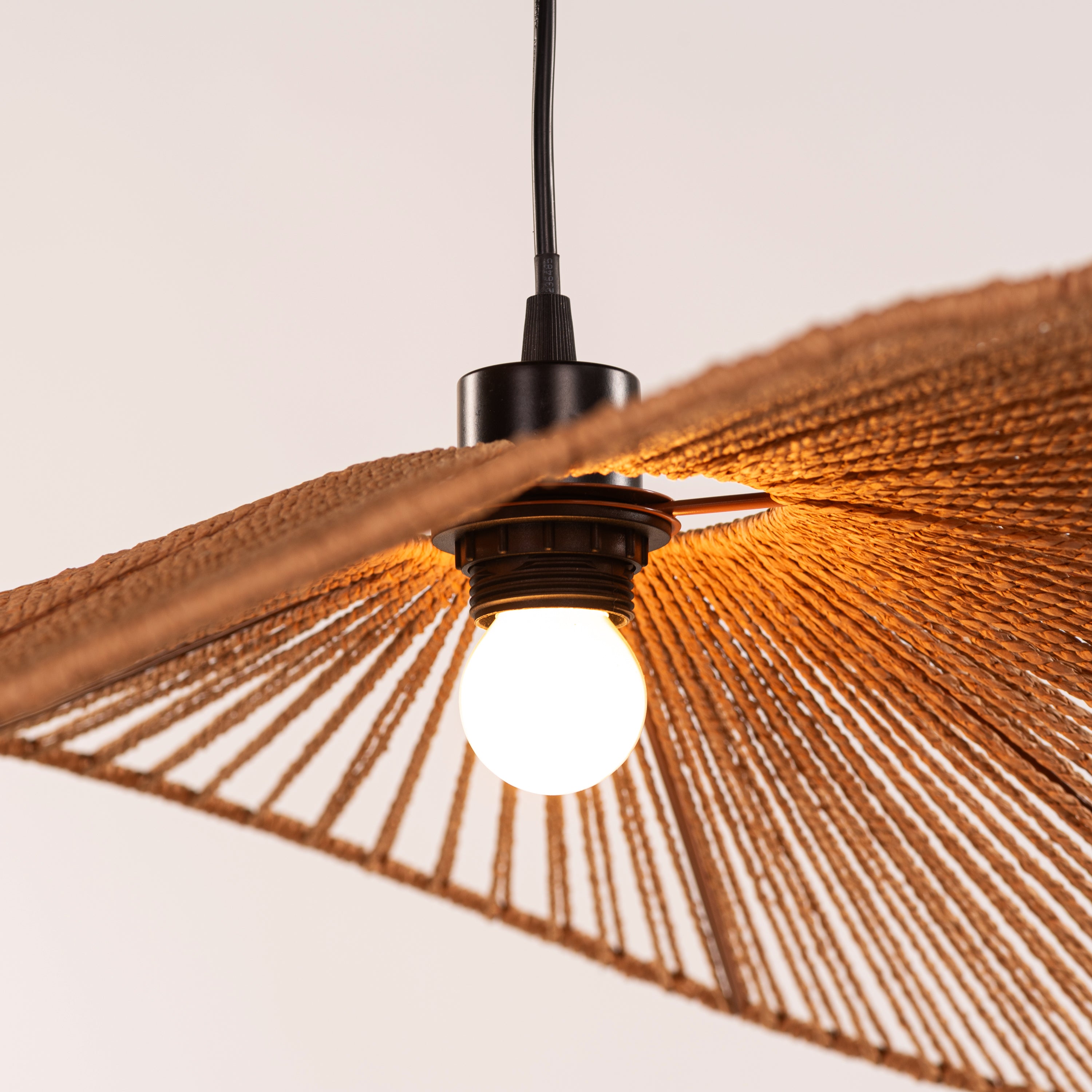 Sardinia Sun (Brown) Rattan Pendant Light