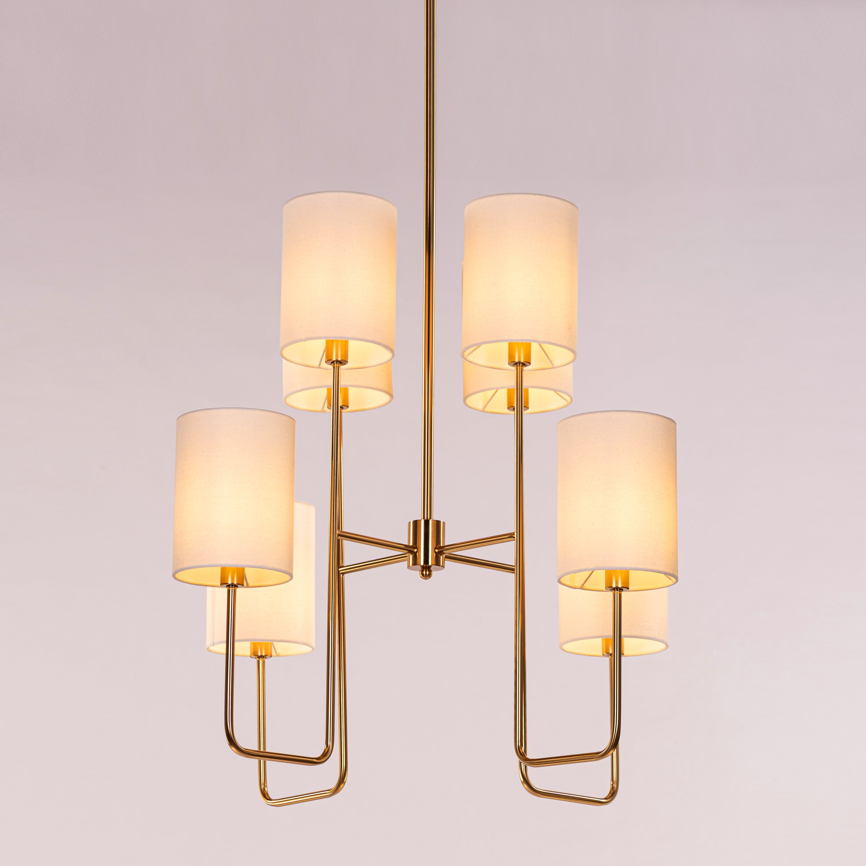 Chelsea (Gold, White) Chandelier