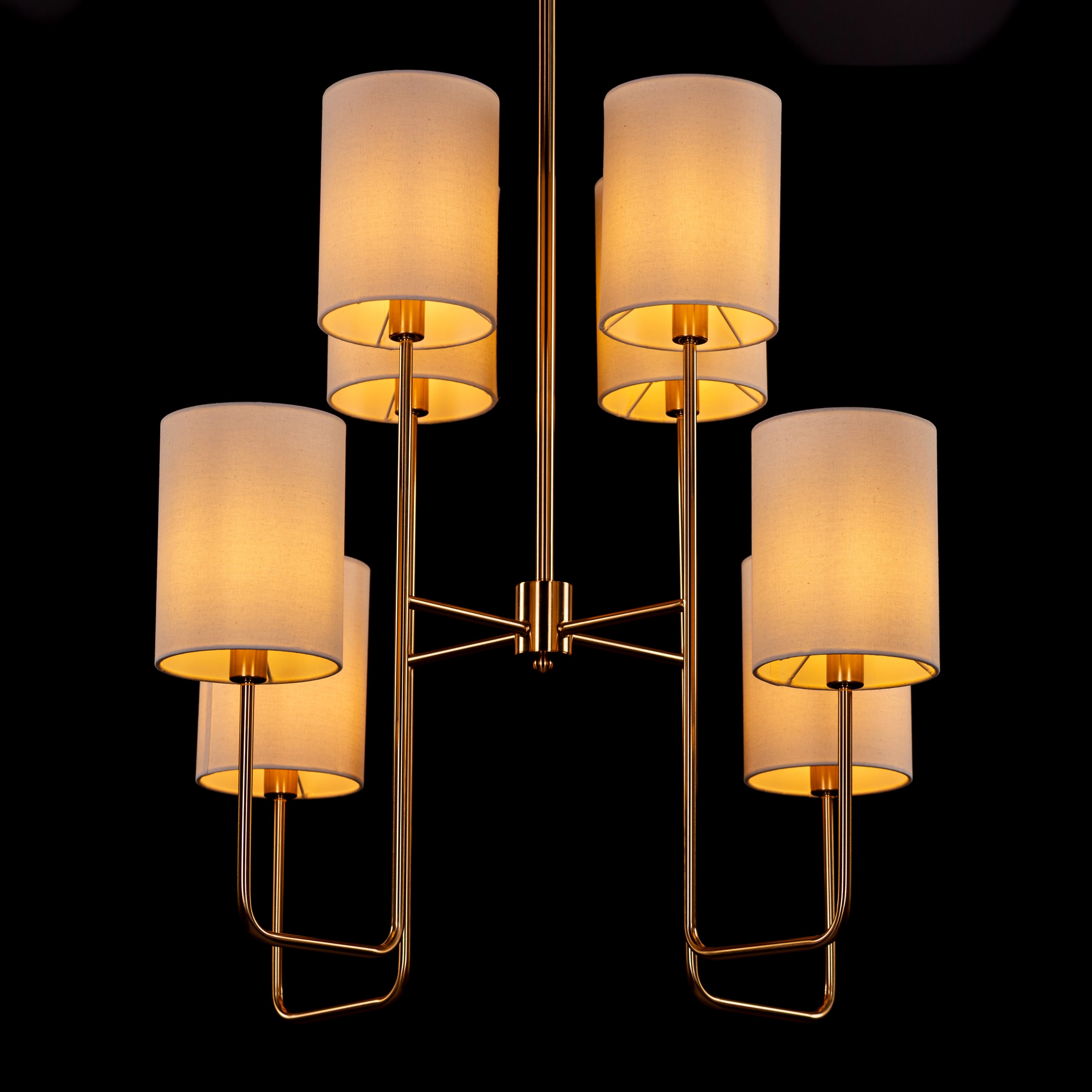 Chelsea (Gold, White) Chandelier