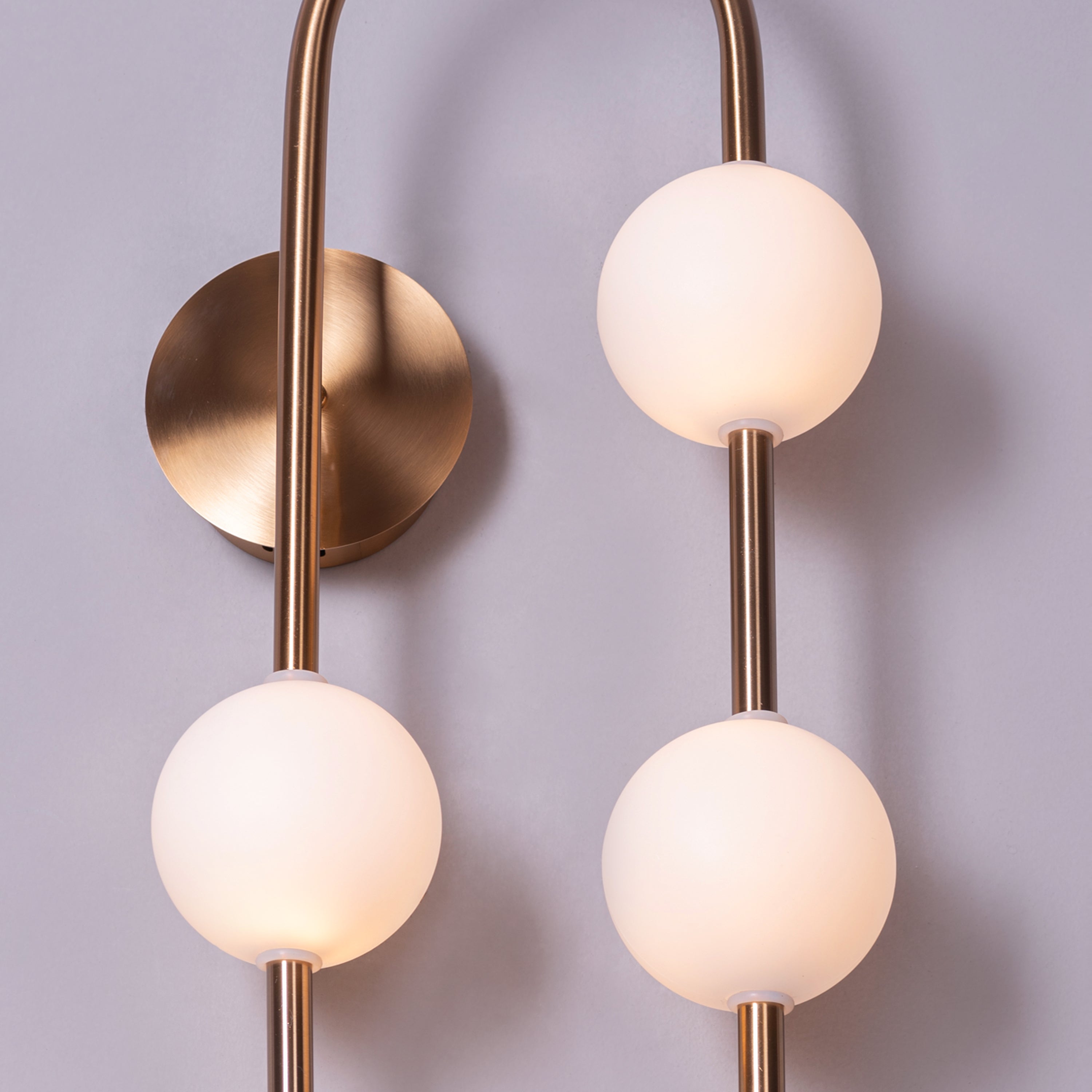 Check The List (Gold, Dimmable LED with Remote Control) Wall Light