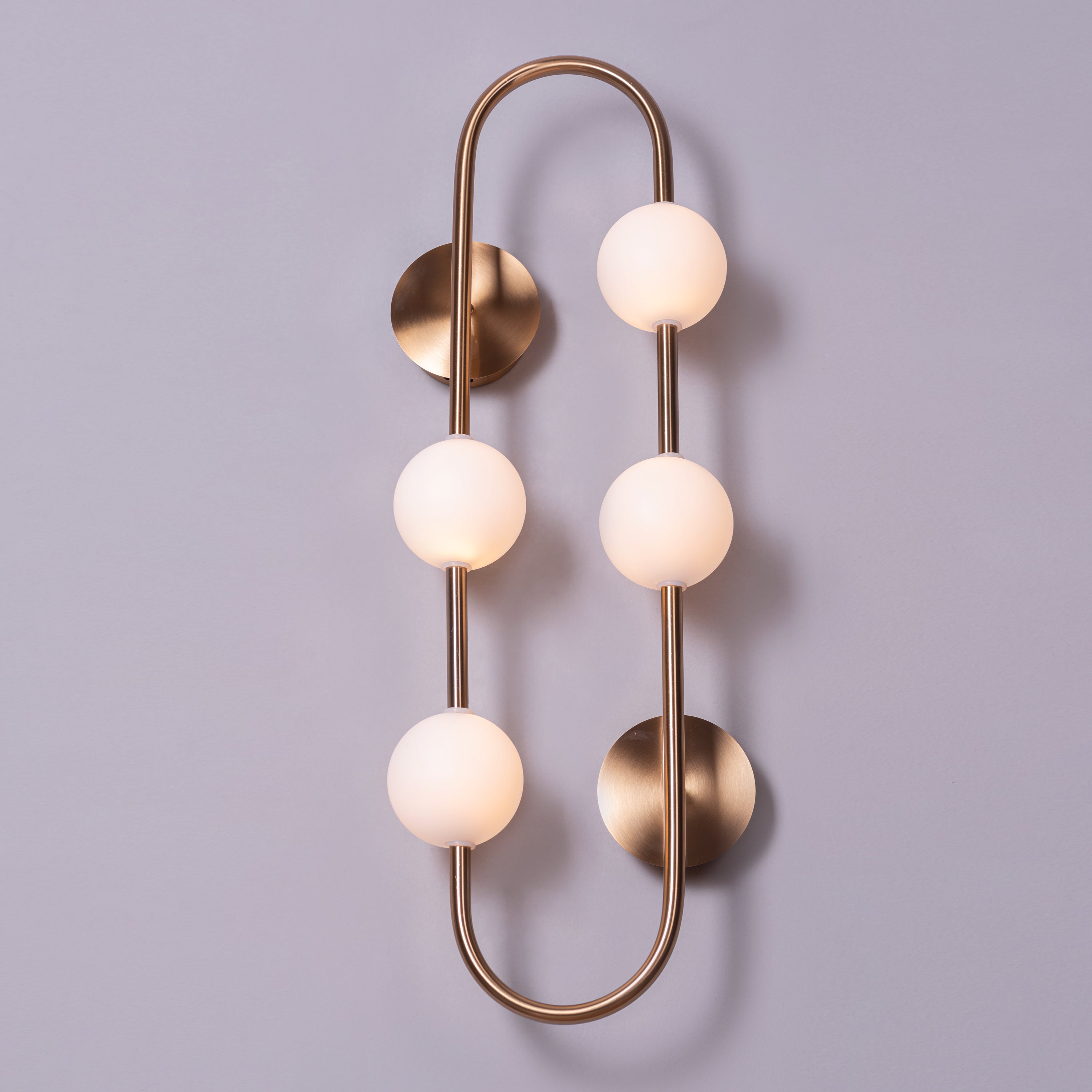 Check The List (Gold, Dimmable LED with Remote Control) Wall Light