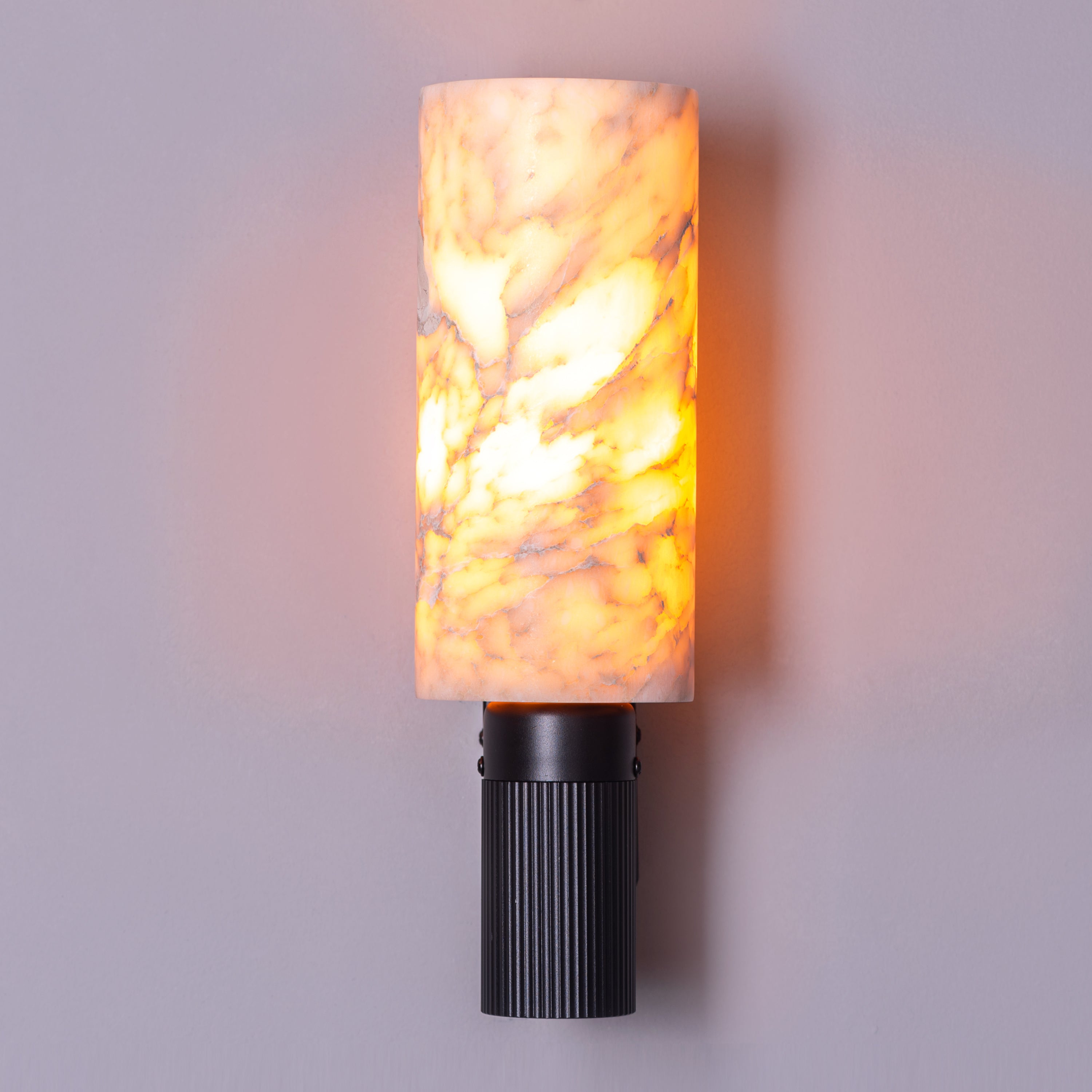 Sandstorm (Black) Alabaster Wall Light