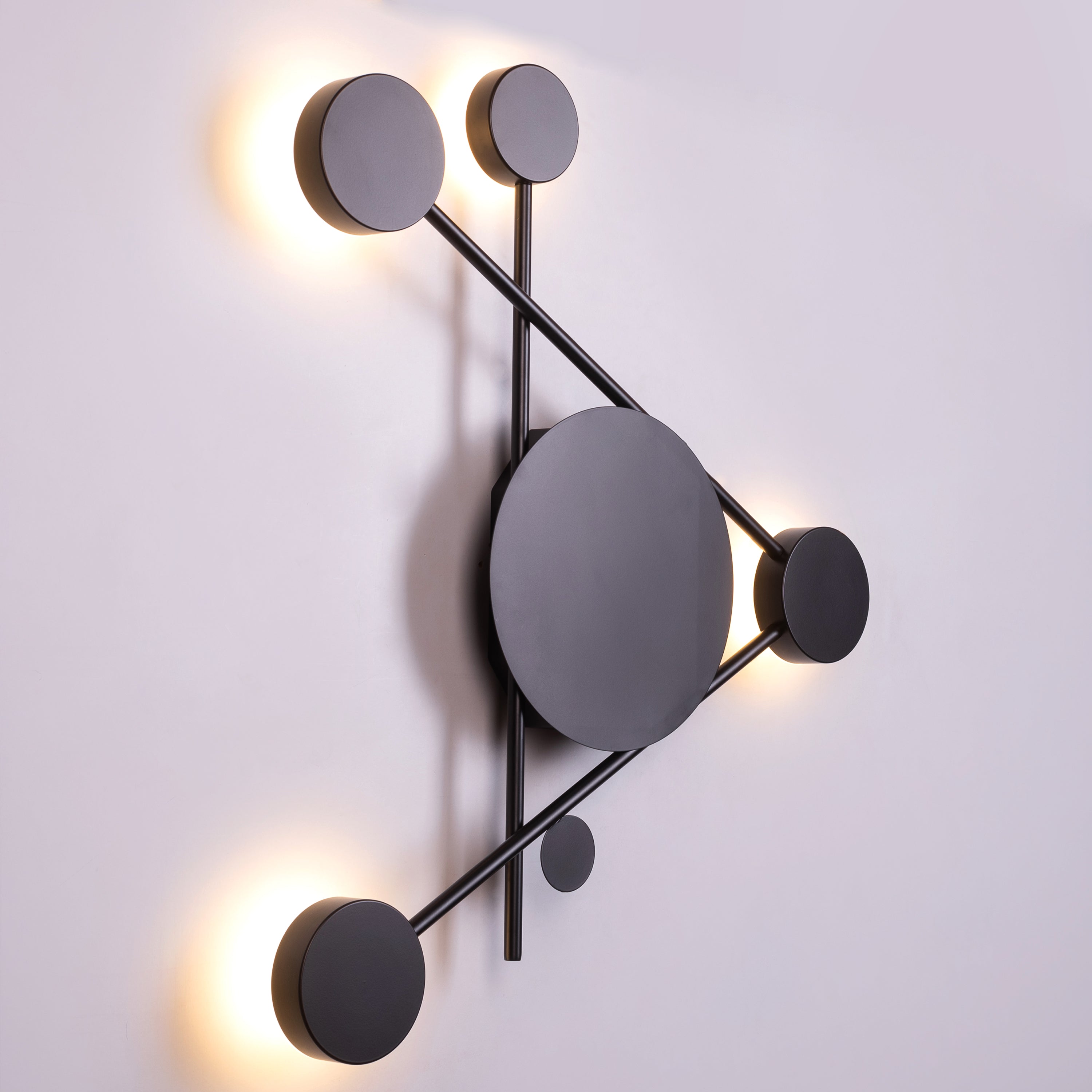 On A Lark (Black, Built-In LED) Wall Light