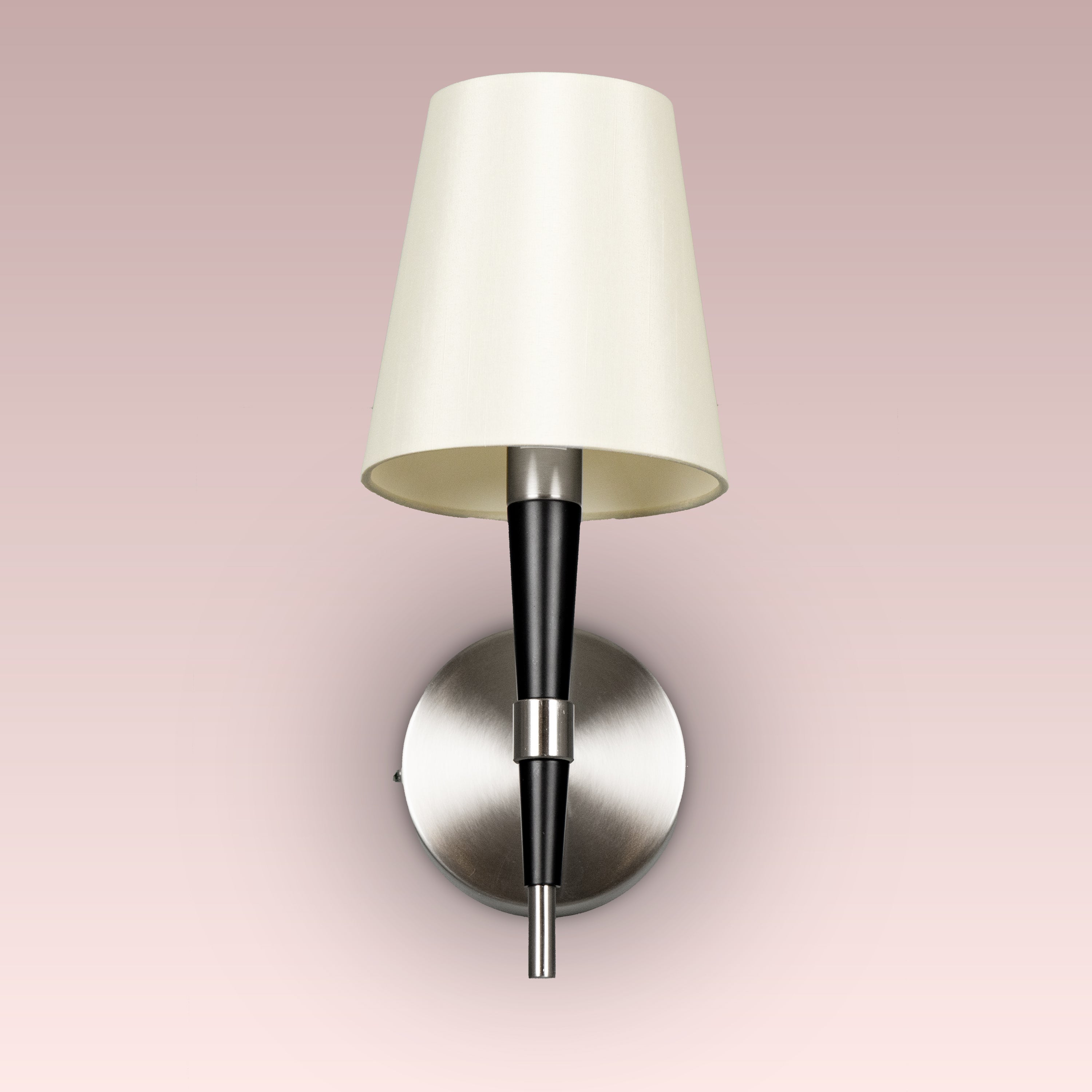 See The Unseen (S.S Finish) Fabric Wall Light