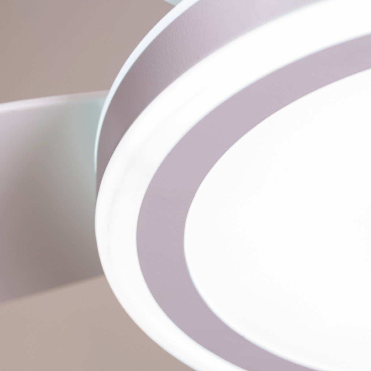 Oxford Street (140 cm Span, White Finish Metal Body, Glossy White ABS Blades) 3 Color Dimmable LED With Remote Control Ceiling Fan