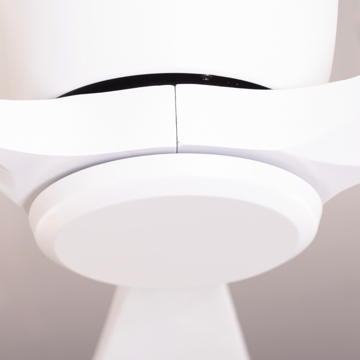 Bay Breeze (135 cm Span, White Finish Metal Body, White Finish Wooden Blades) Ceiling Fan