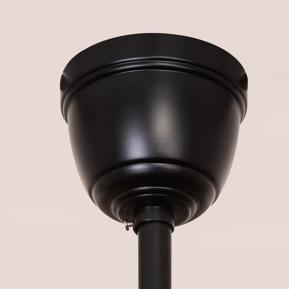 Florida Keys (132 cm Span, Black Finish Metal Body, Woven Cane On A Metal Frame) Ceiling Fan