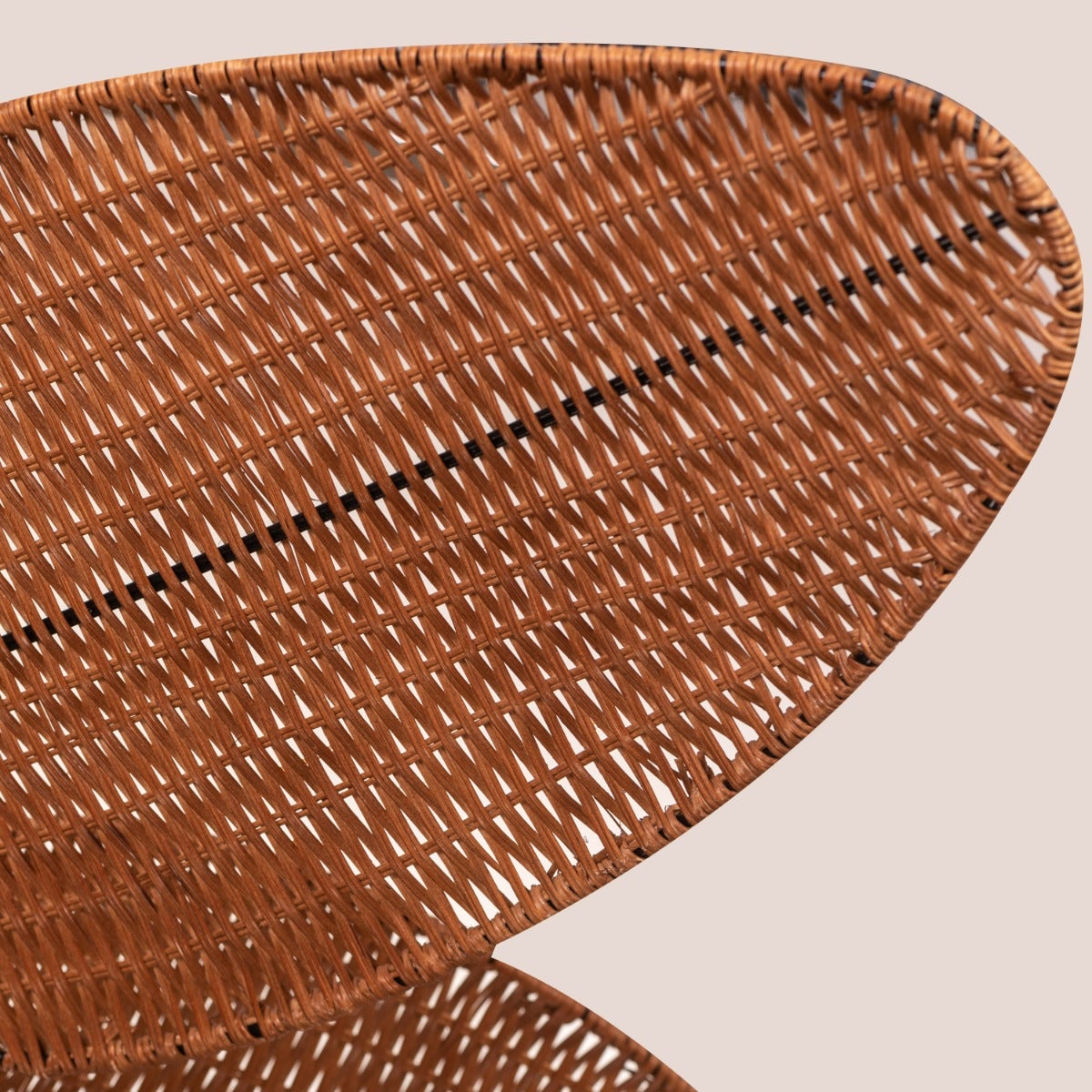 Florida Keys (132 cm Span, Black Finish Metal Body, Woven Cane On A Metal Frame) Ceiling Fan