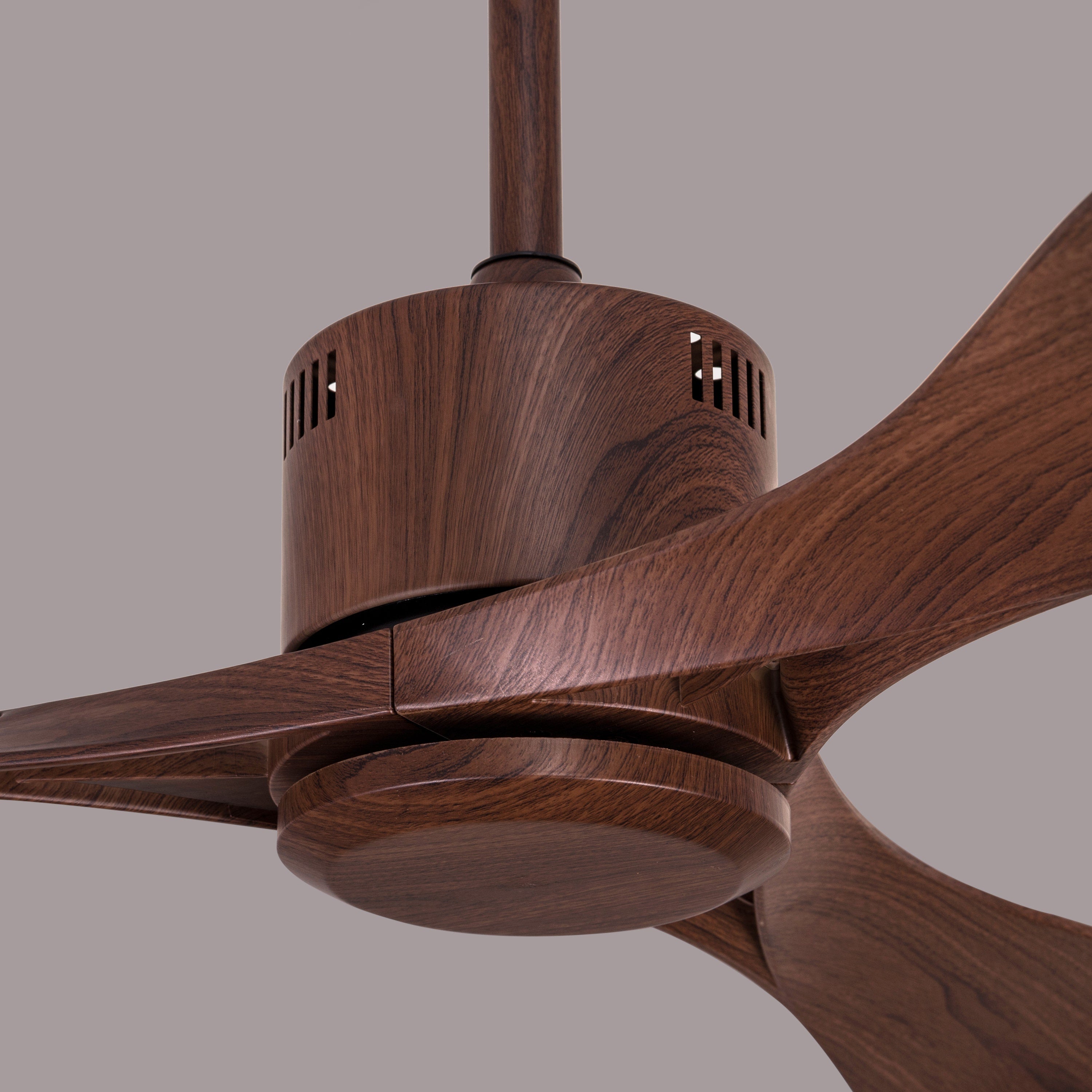 Marissa (132 cm Span, Walnut Finish Metal Body, Walnut Finish ABS Blades) Ceiling Fan