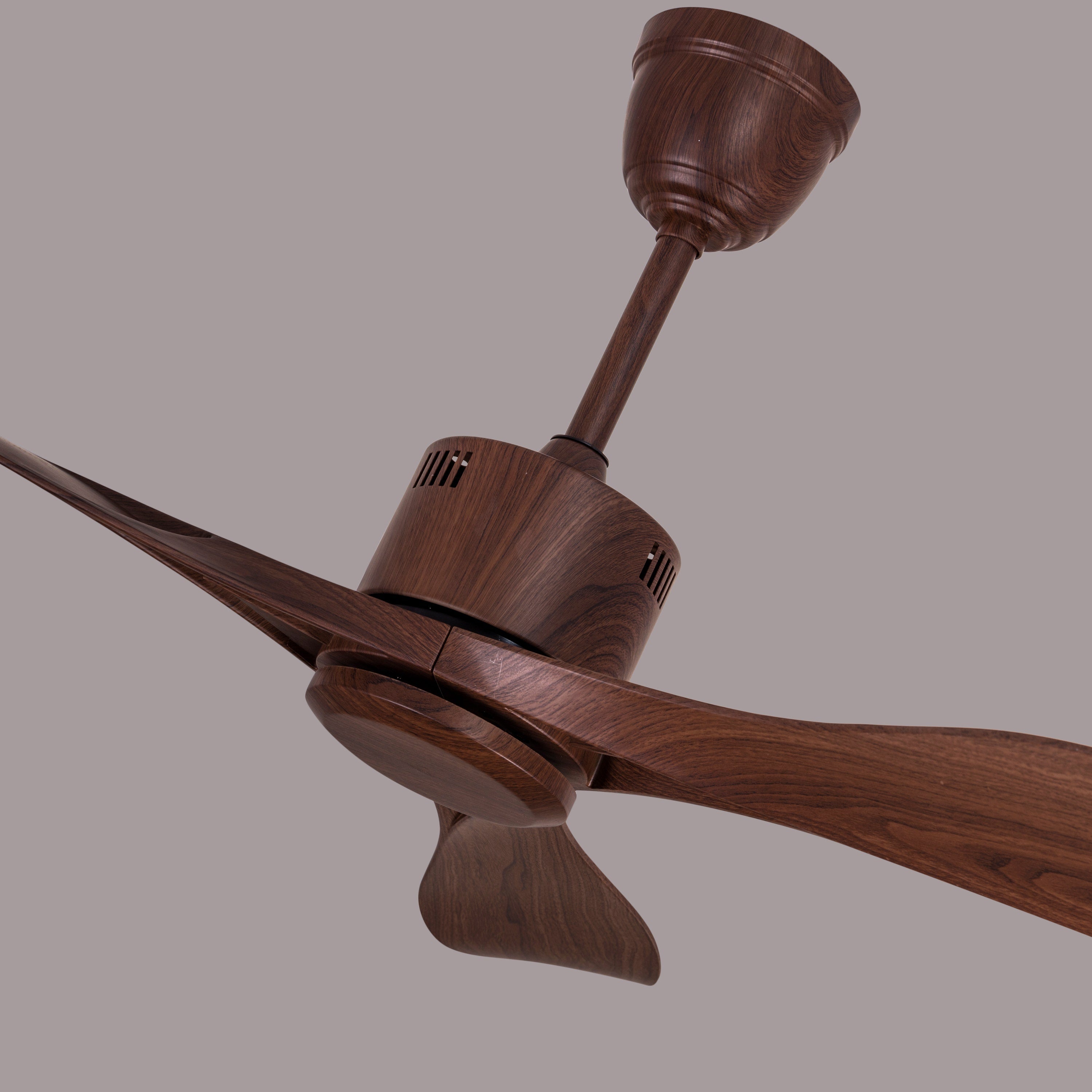 Marissa (132 cm Span, Walnut Finish Metal Body, Walnut Finish ABS Blades) Ceiling Fan