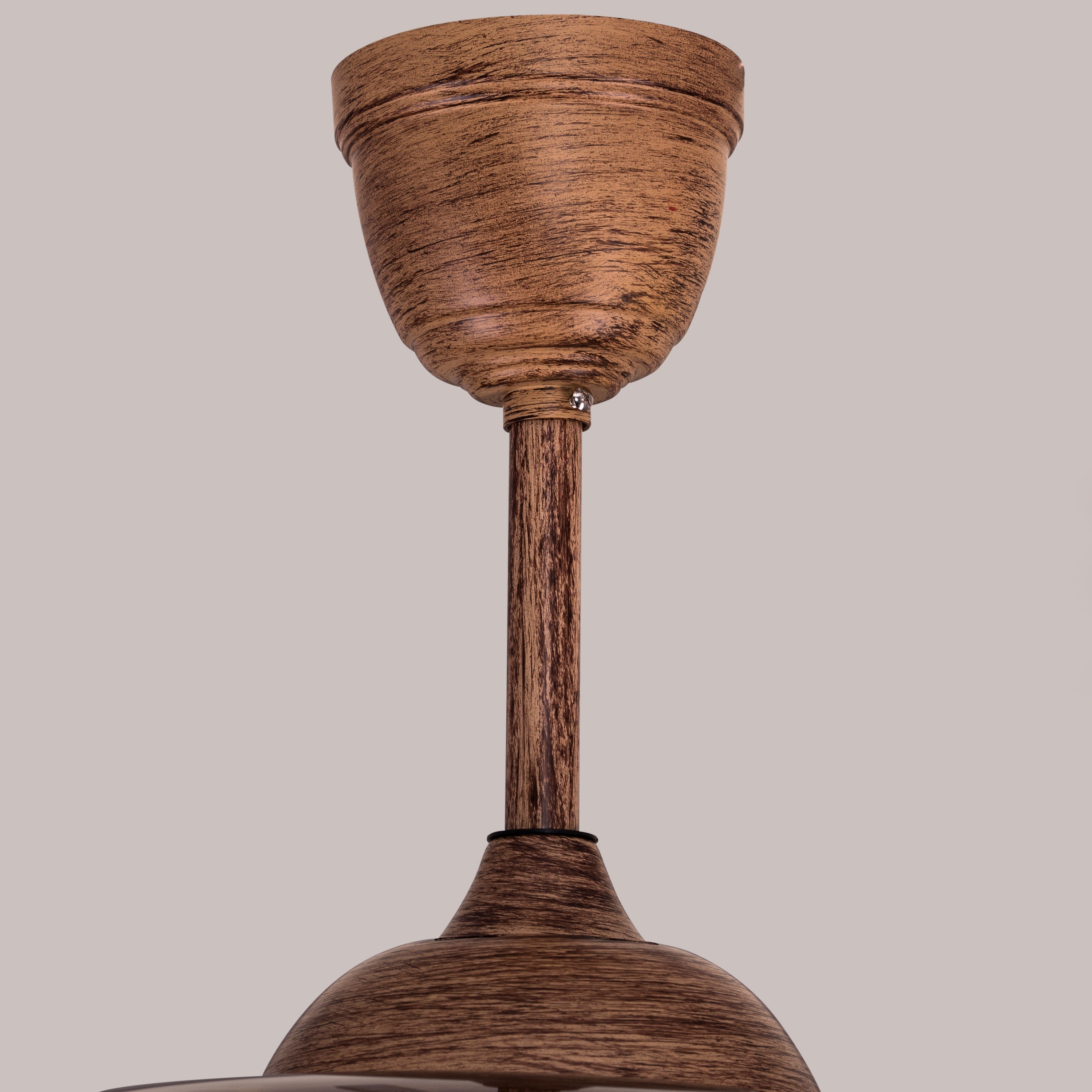 Sundowner (112 cm Span, Brown Finish Metal Body, Fan Blades In Translucent Brown Ceiling ABS Plastic) Ceiling Fan