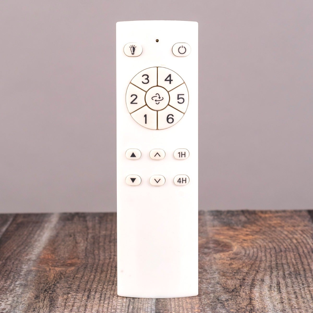 White Meadows (110 cm Span, Gold Finish Metal Body, White Finish ABS Blades) Dimmable LED With Remote Control Ceiling Fan