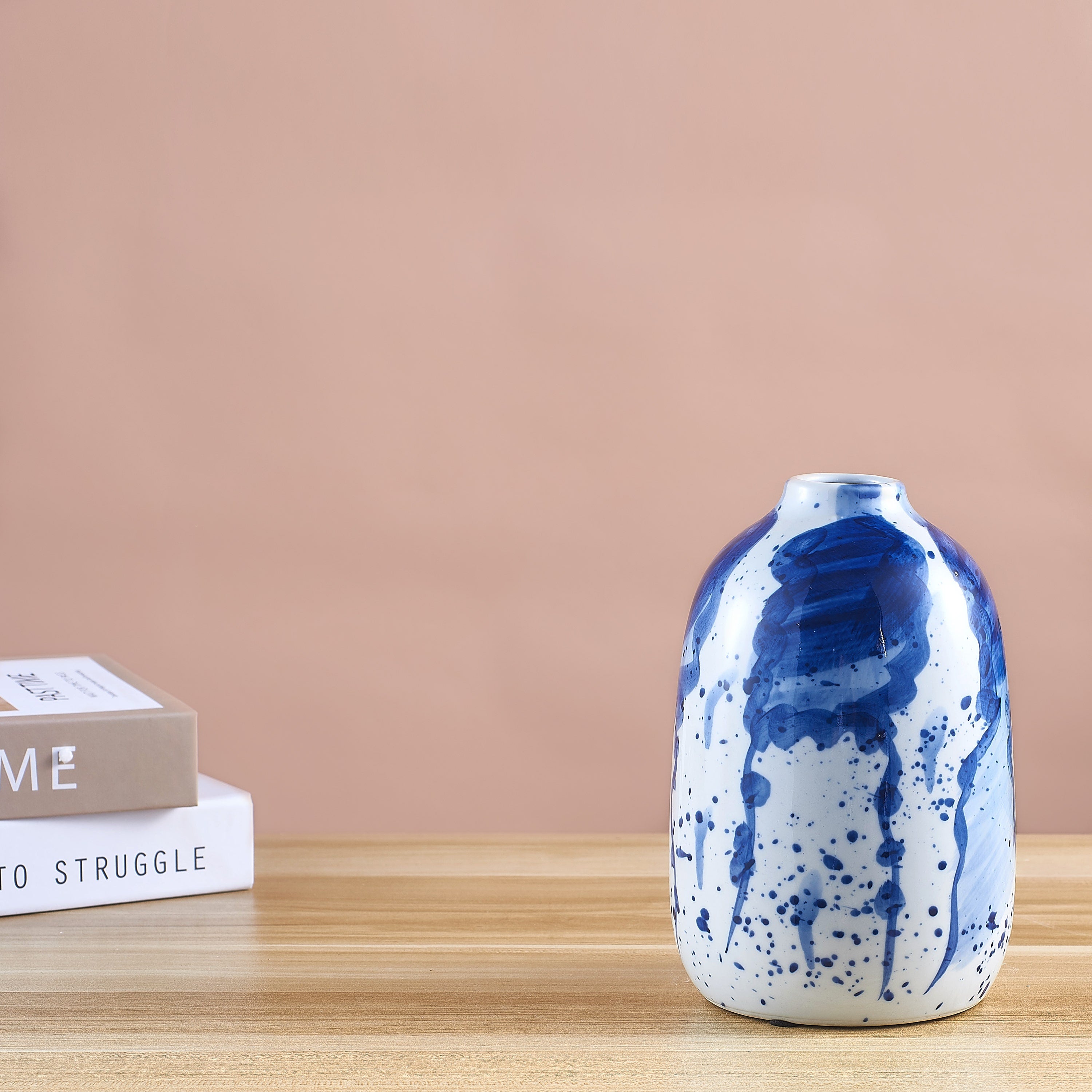 Day At The Beach (White/Blue) Ceramic