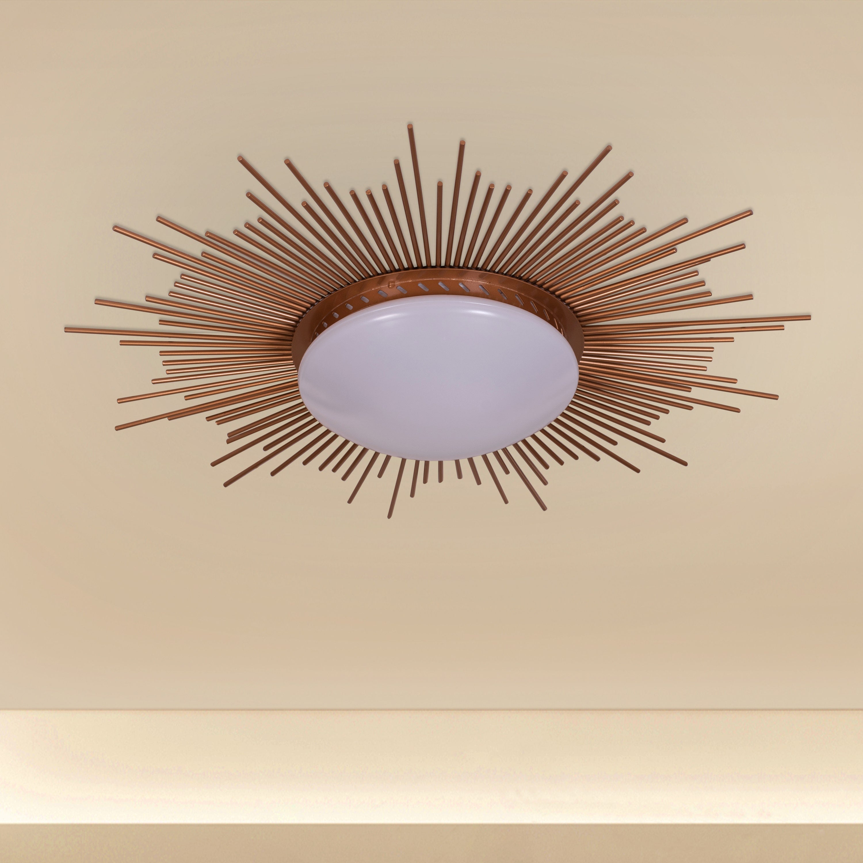 Sunshine (Gold, 3 Color LED) Ceiling Light