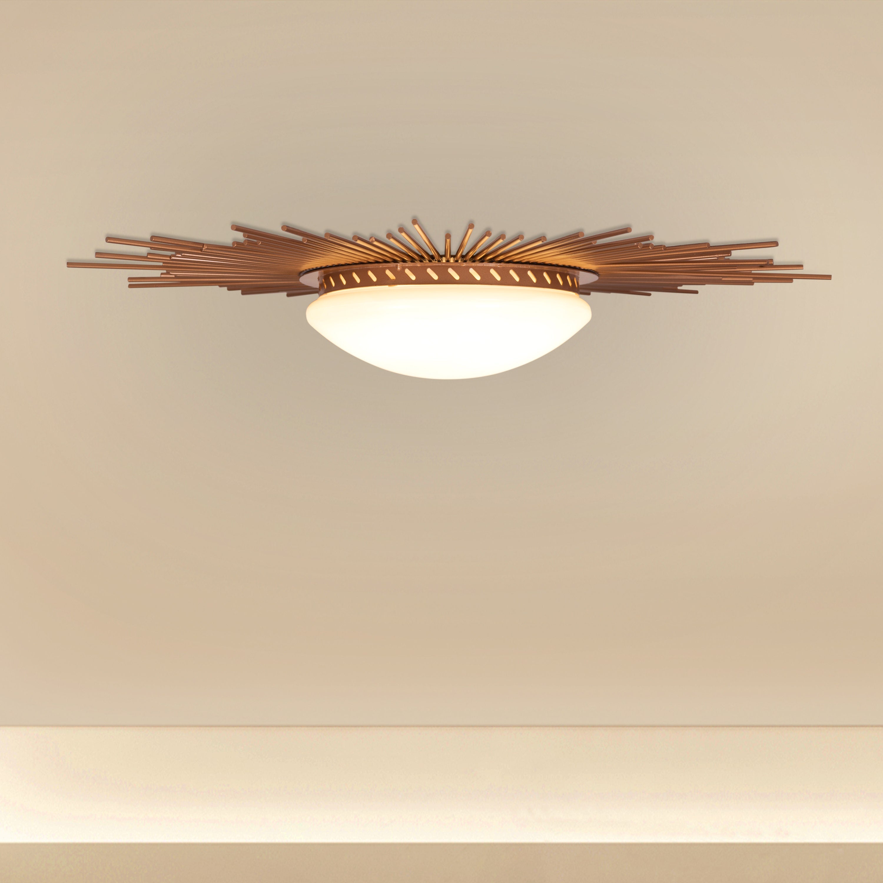Sunshine (Gold, 3 Color LED) Ceiling Light
